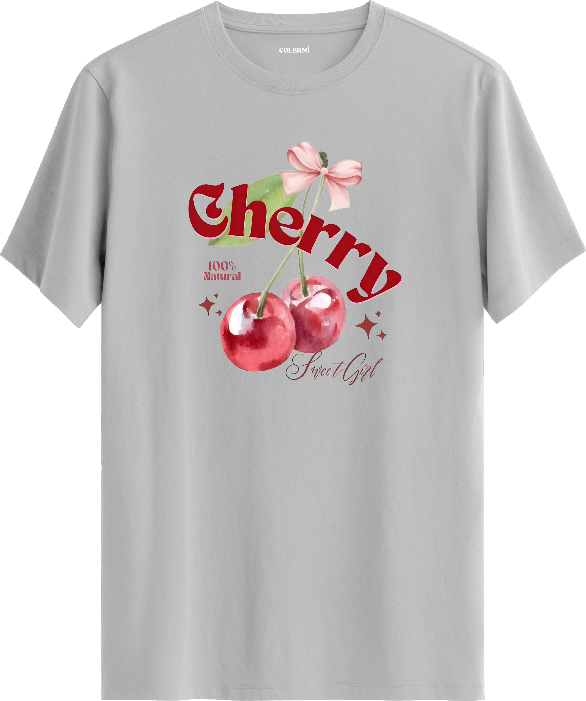 Cherry Sweet Girl Baskılı Tişört görsel 5 | Colermi