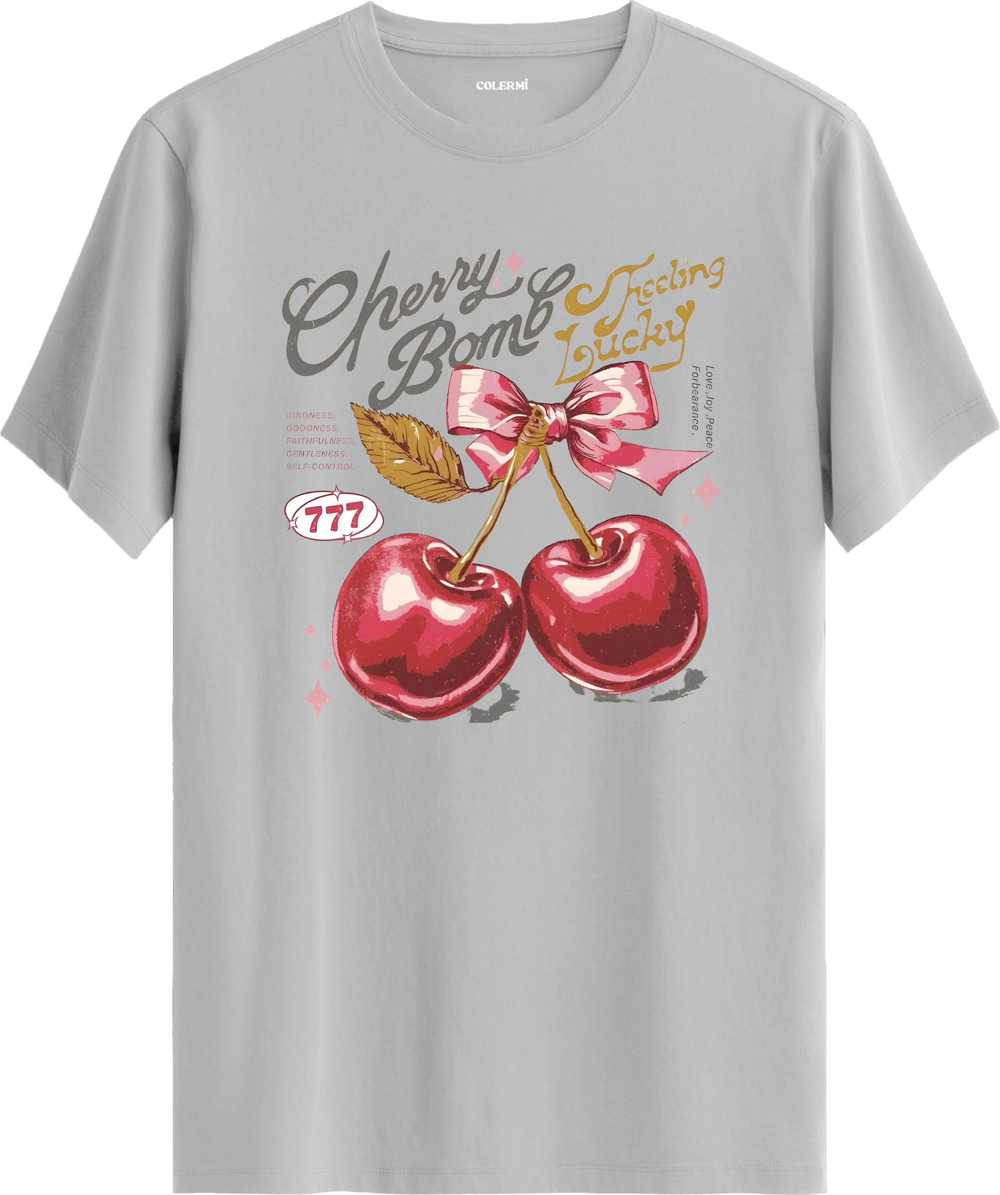 Cherry Bomb Baskılı Tişört görsel 5 | Colermi