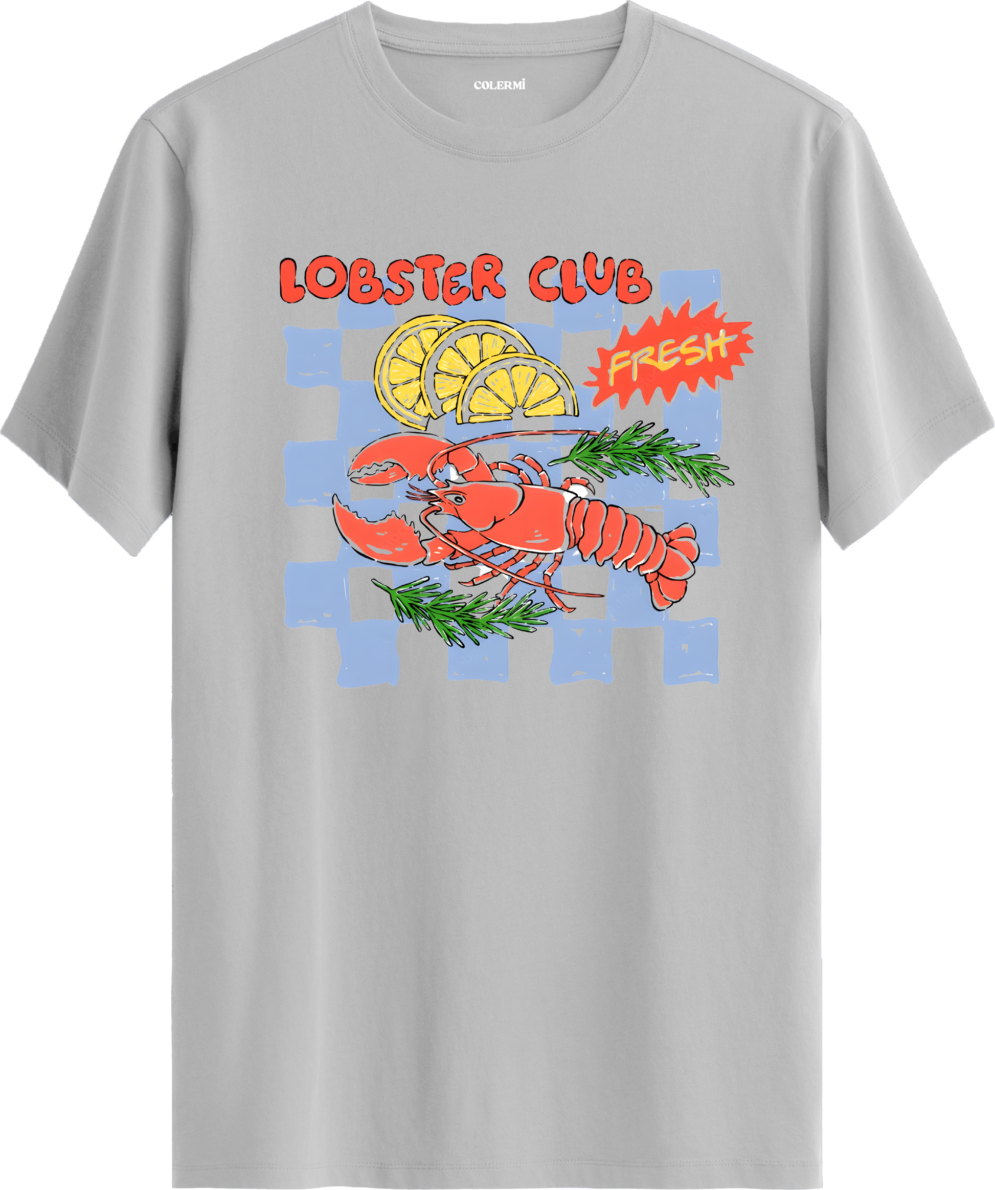 Lobster Club Baskılı Tişört görsel 5 | Colermi