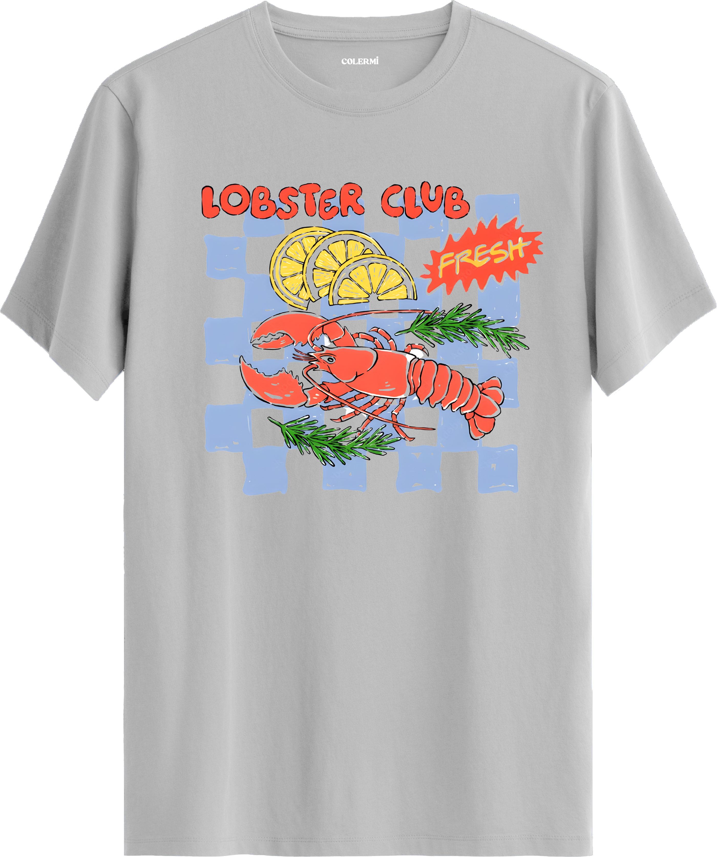 Lobster Club Baskılı Tişört görsel 5 | Colermi