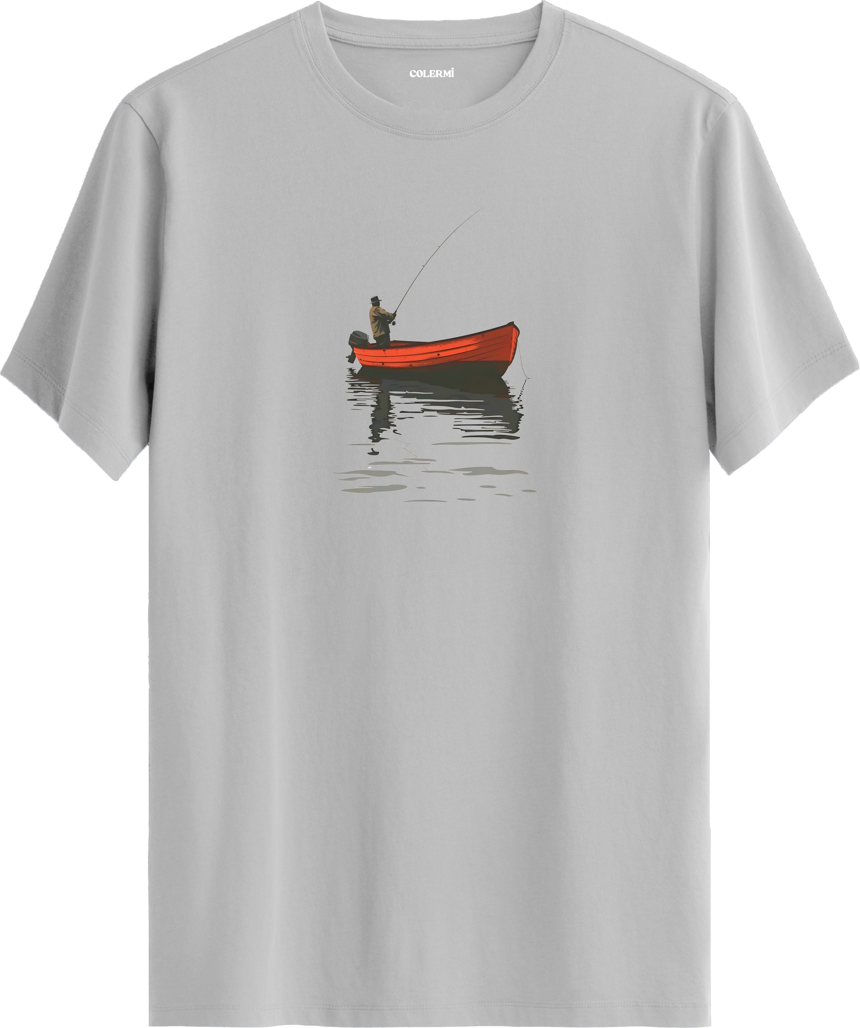 Fisherman Boat Baskılı Tişört görsel 5 | Colermi