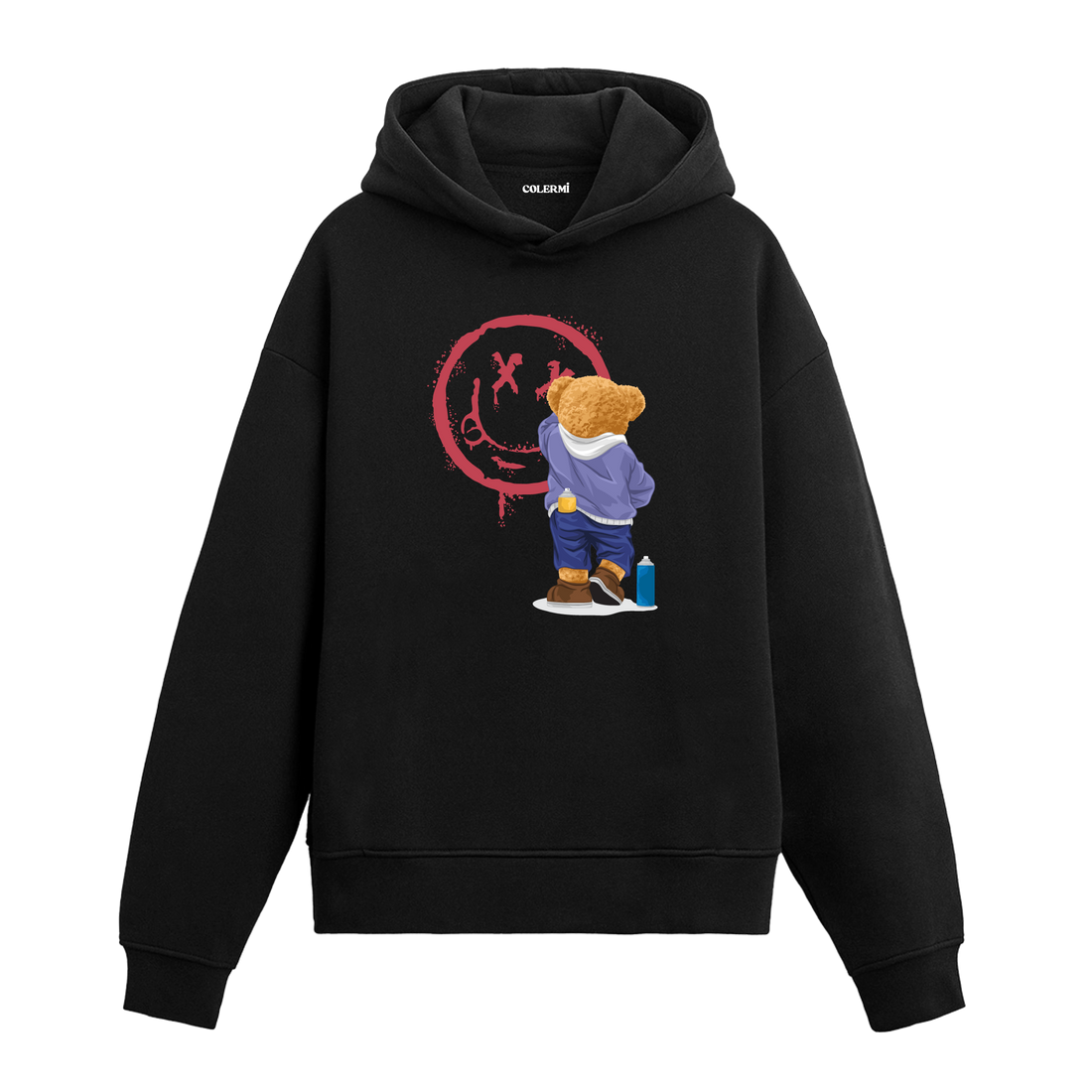 Graffiti Artist Bear Hoodie
