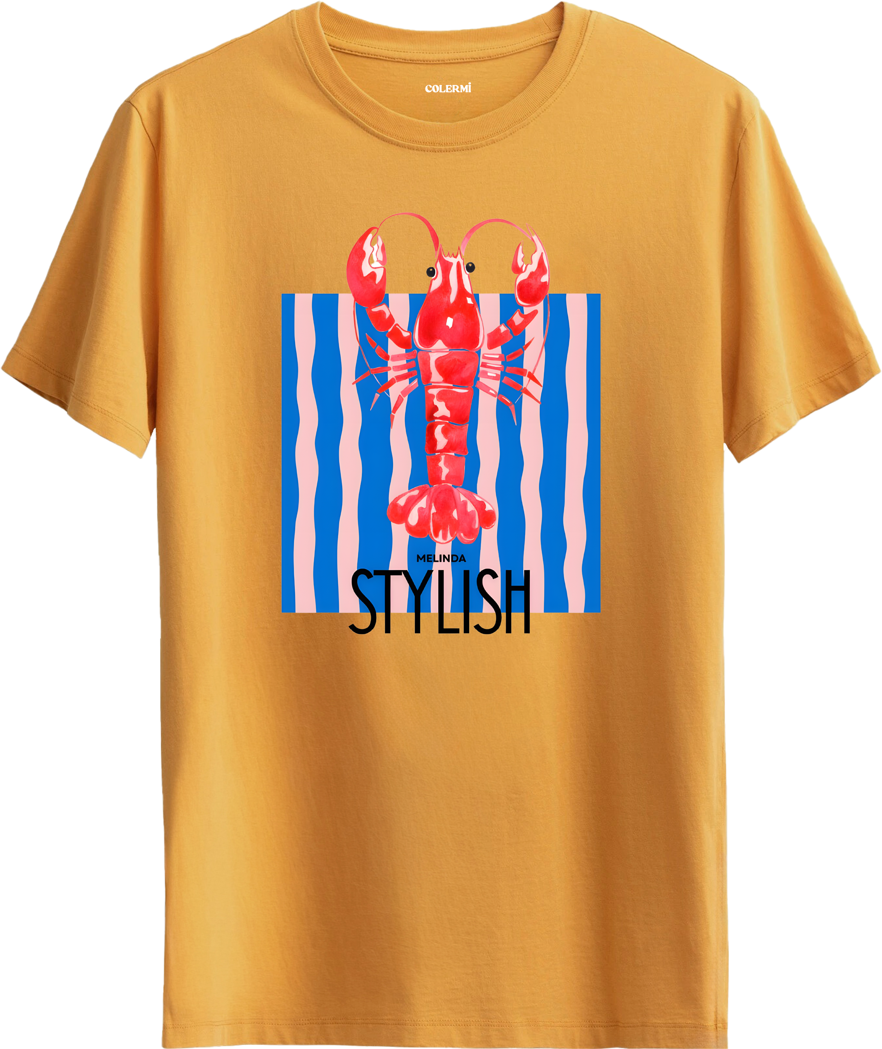 Stylish Lobster Tişört görsel 6 | Colermi