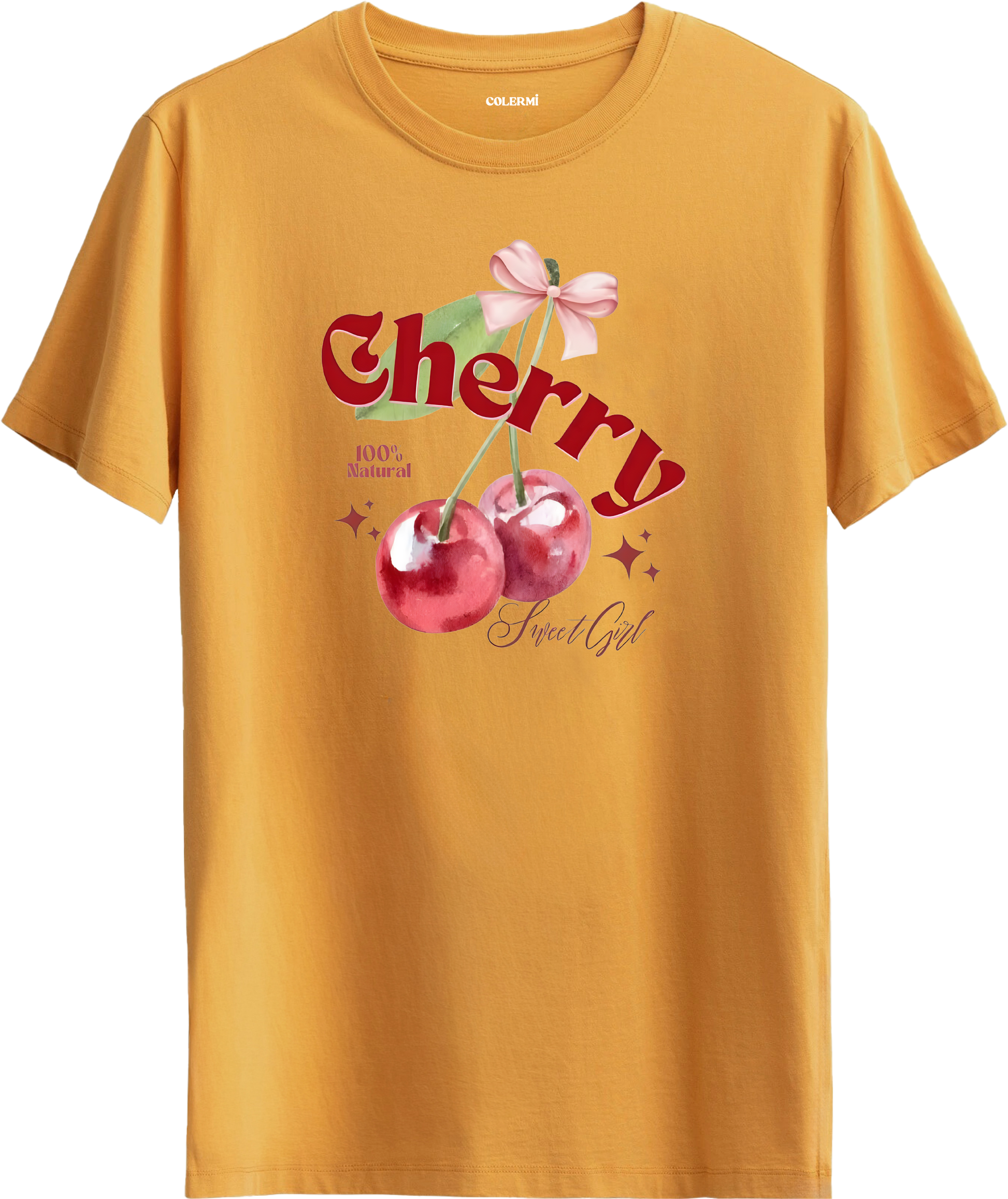 Cherry Sweet Girl Baskılı Tişört görsel 6 | Colermi