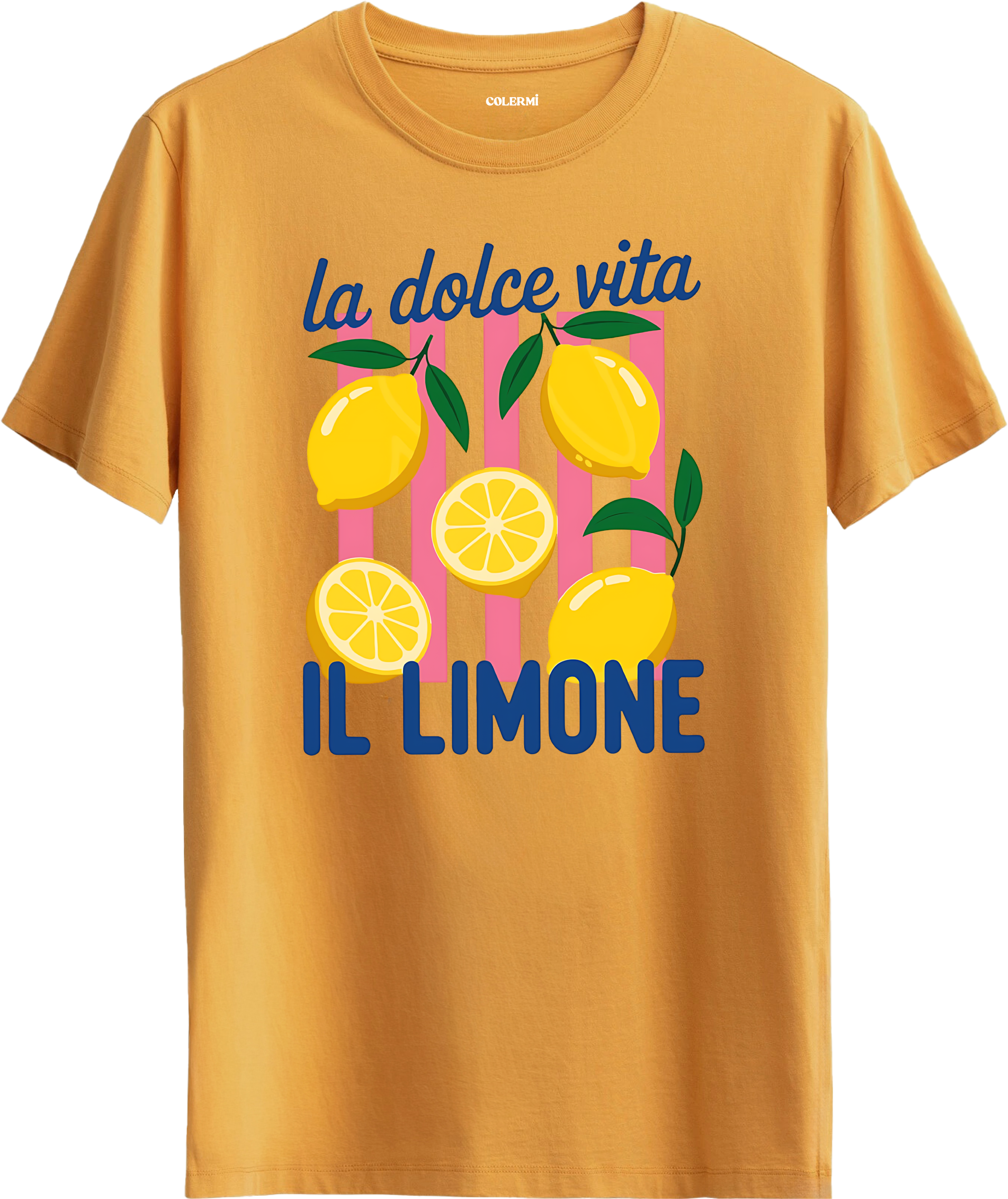 La Dolce Vita Limon Baskılı Tişört