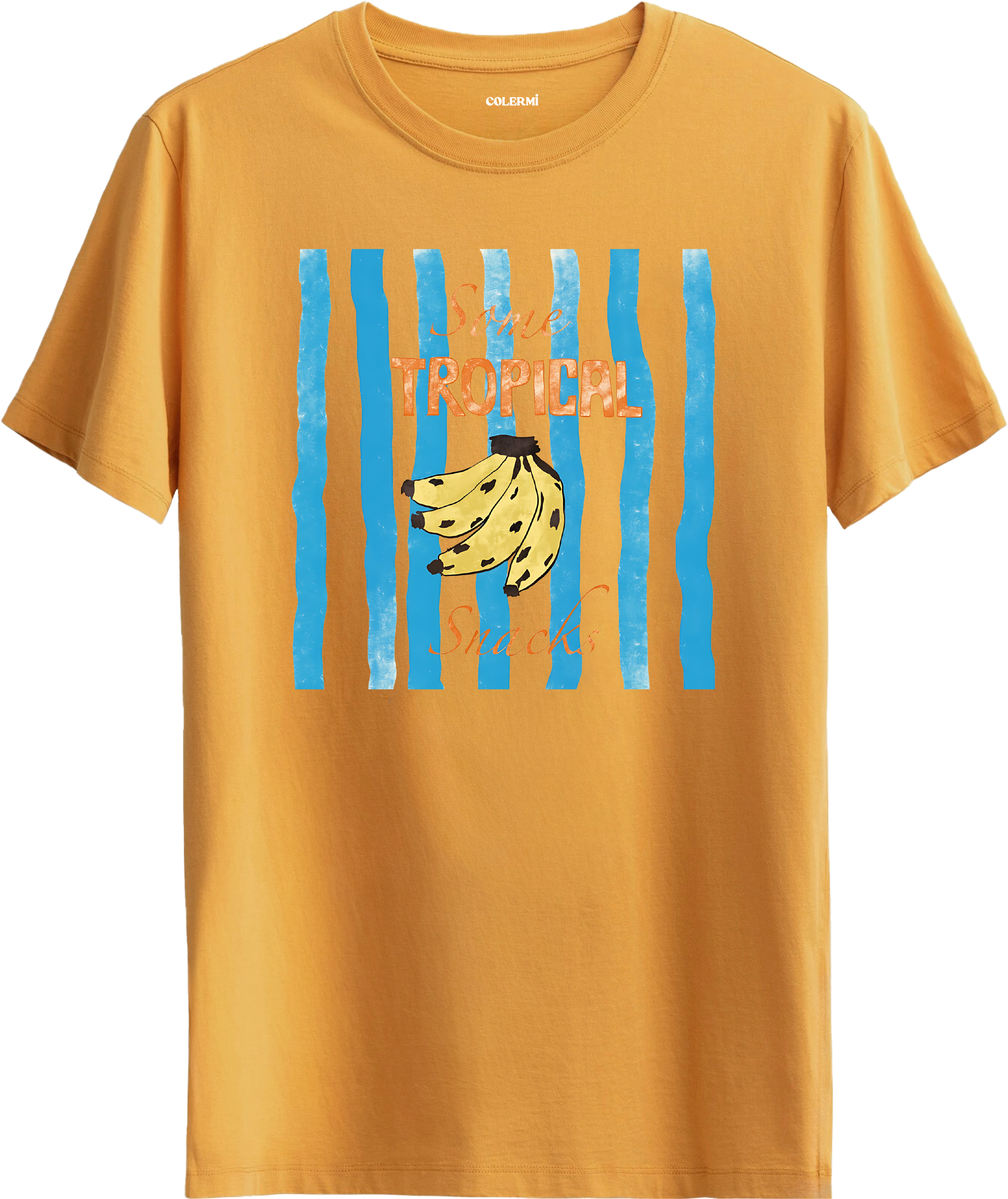 Tropical Snacks Muz Baskılı Tişört