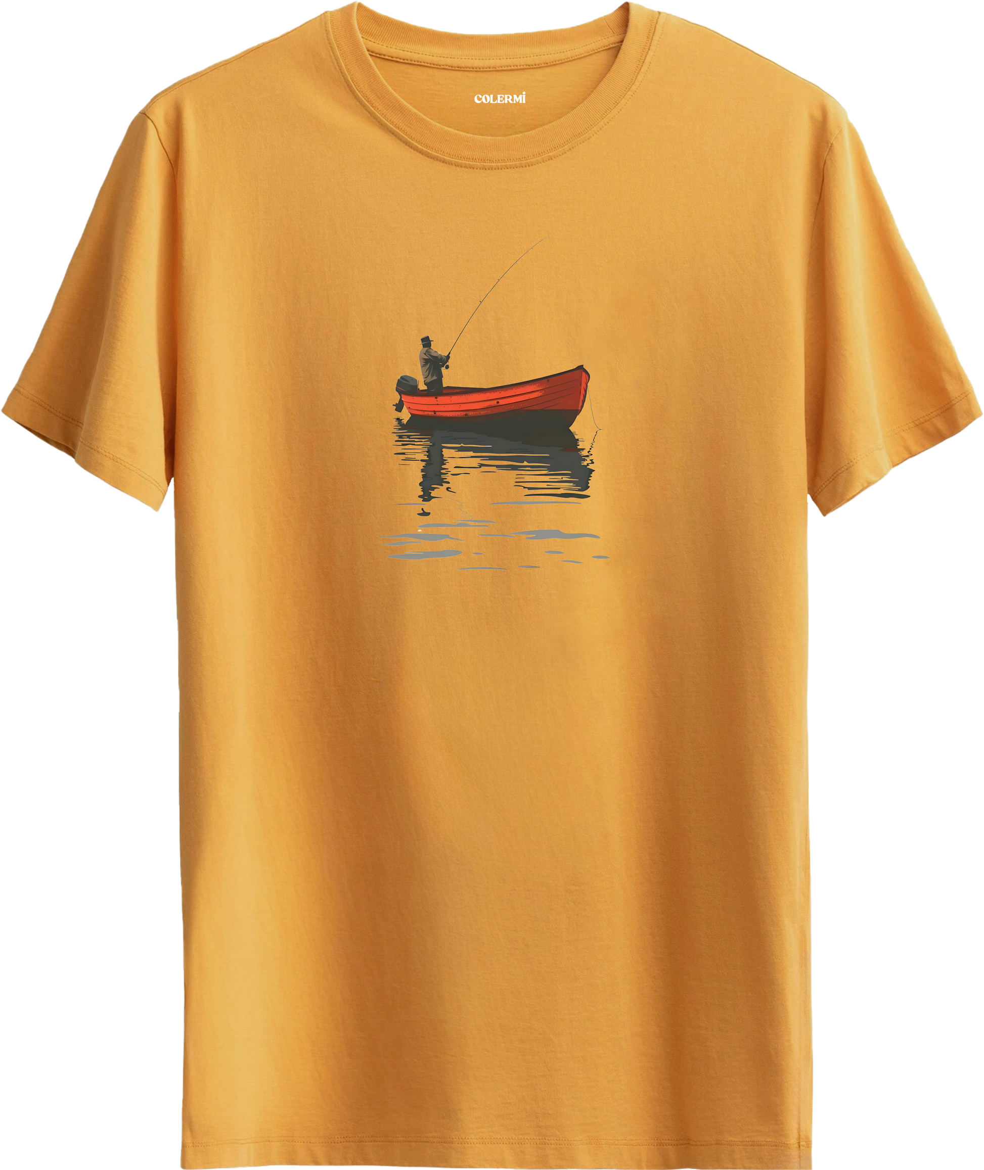 Fisherman Boat Baskılı Tişört görsel 6 | Colermi