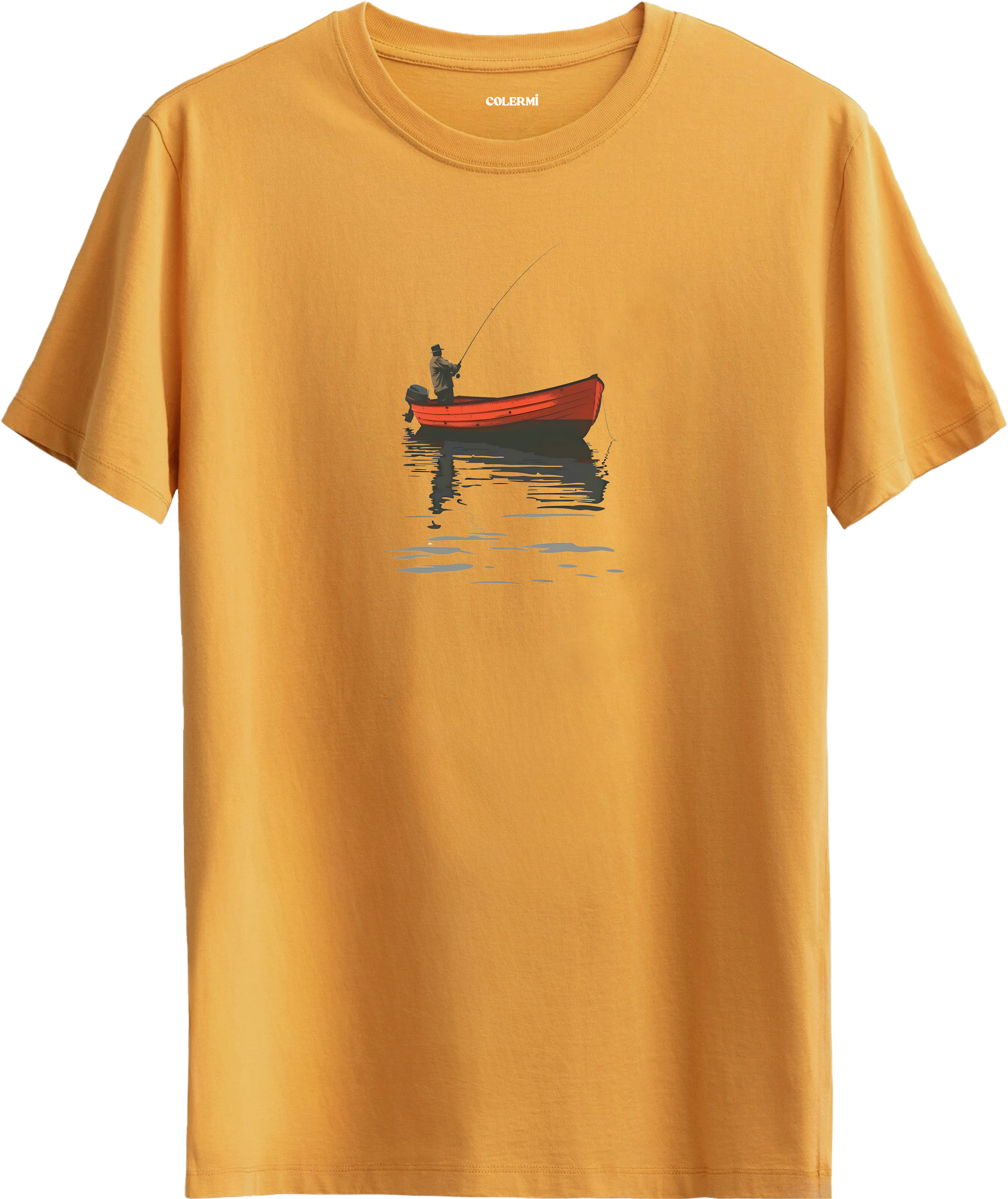 Fisherman Boat Baskılı Tişört görsel 6 | Colermi