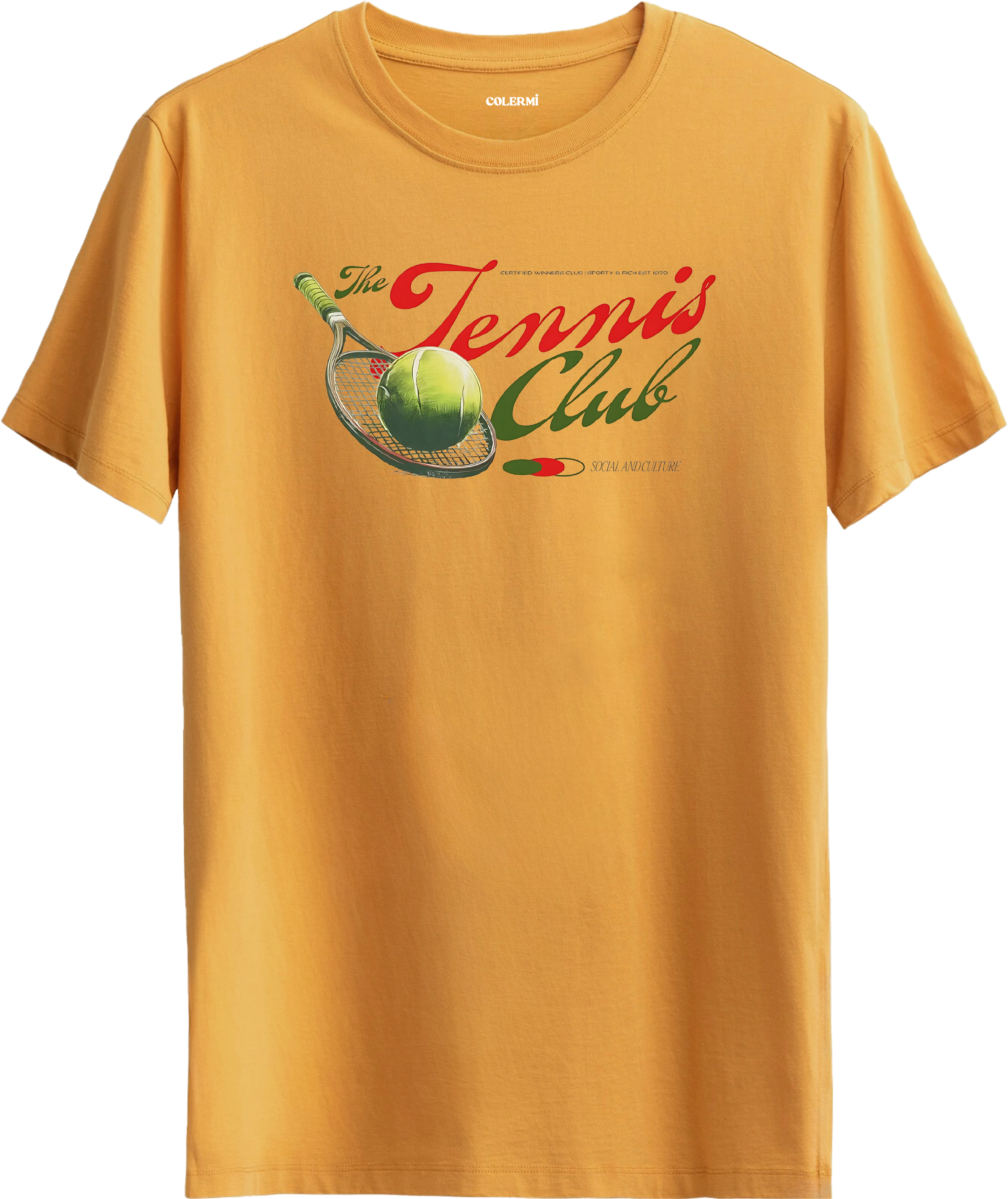 Tennis Club Baskılı Regular Tişört