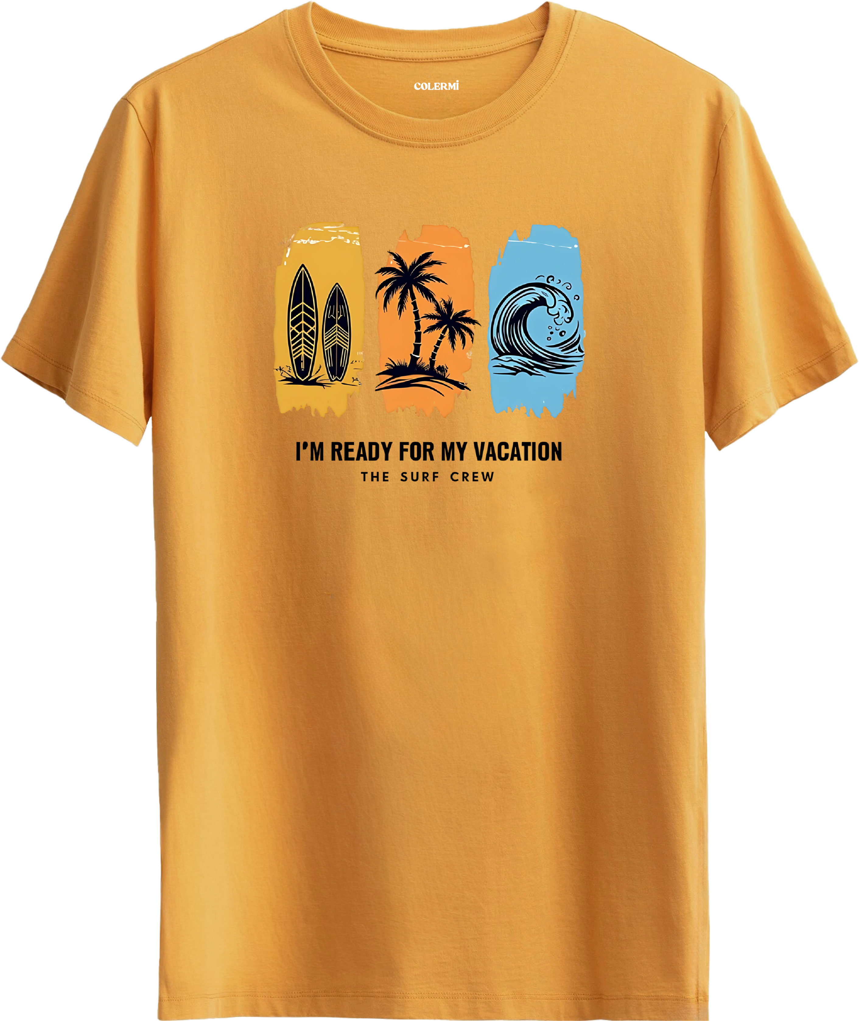 Vacation Surf Crew Baskılı Regular Tişört