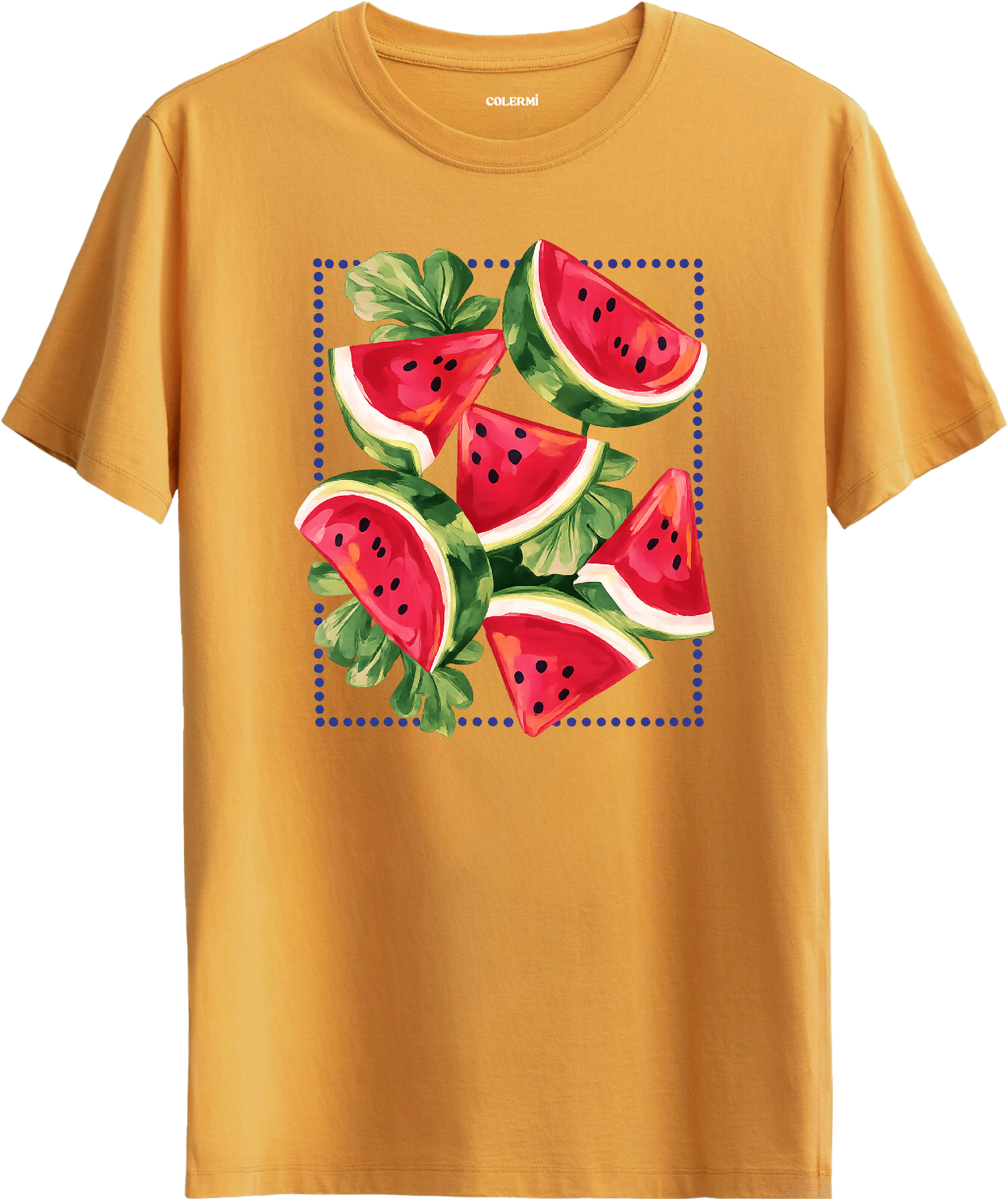 Watermelon Slice Baskılı Tişört görsel 6 | Colermi