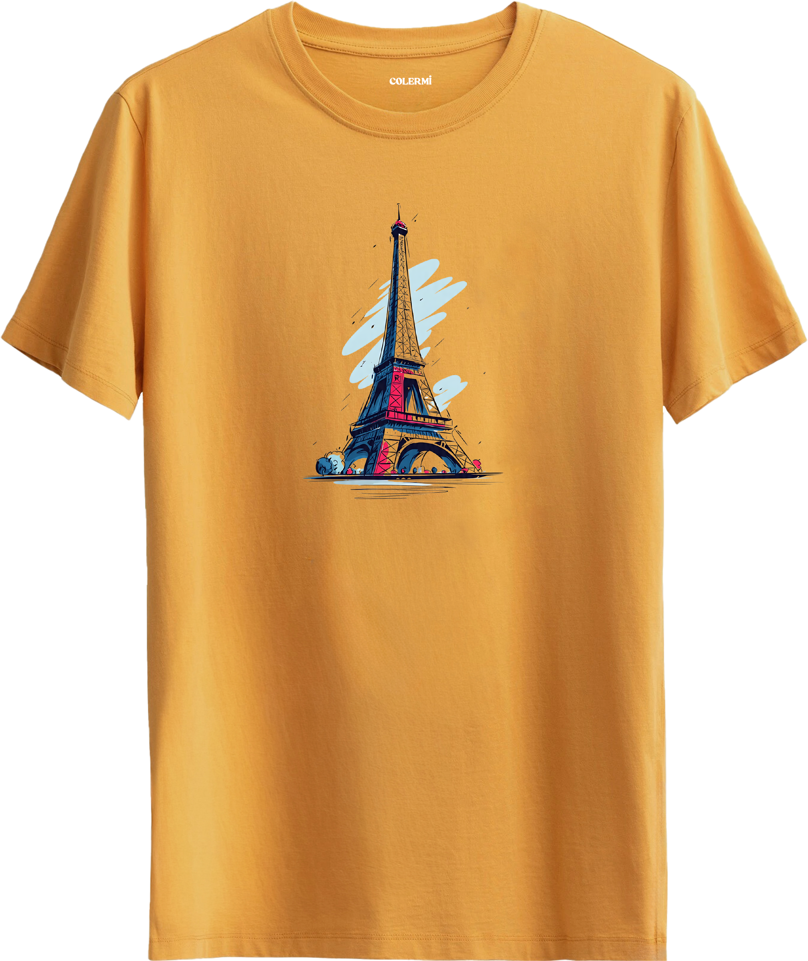 Eyfel Kulesi Paris Baskılı Regular Tişört