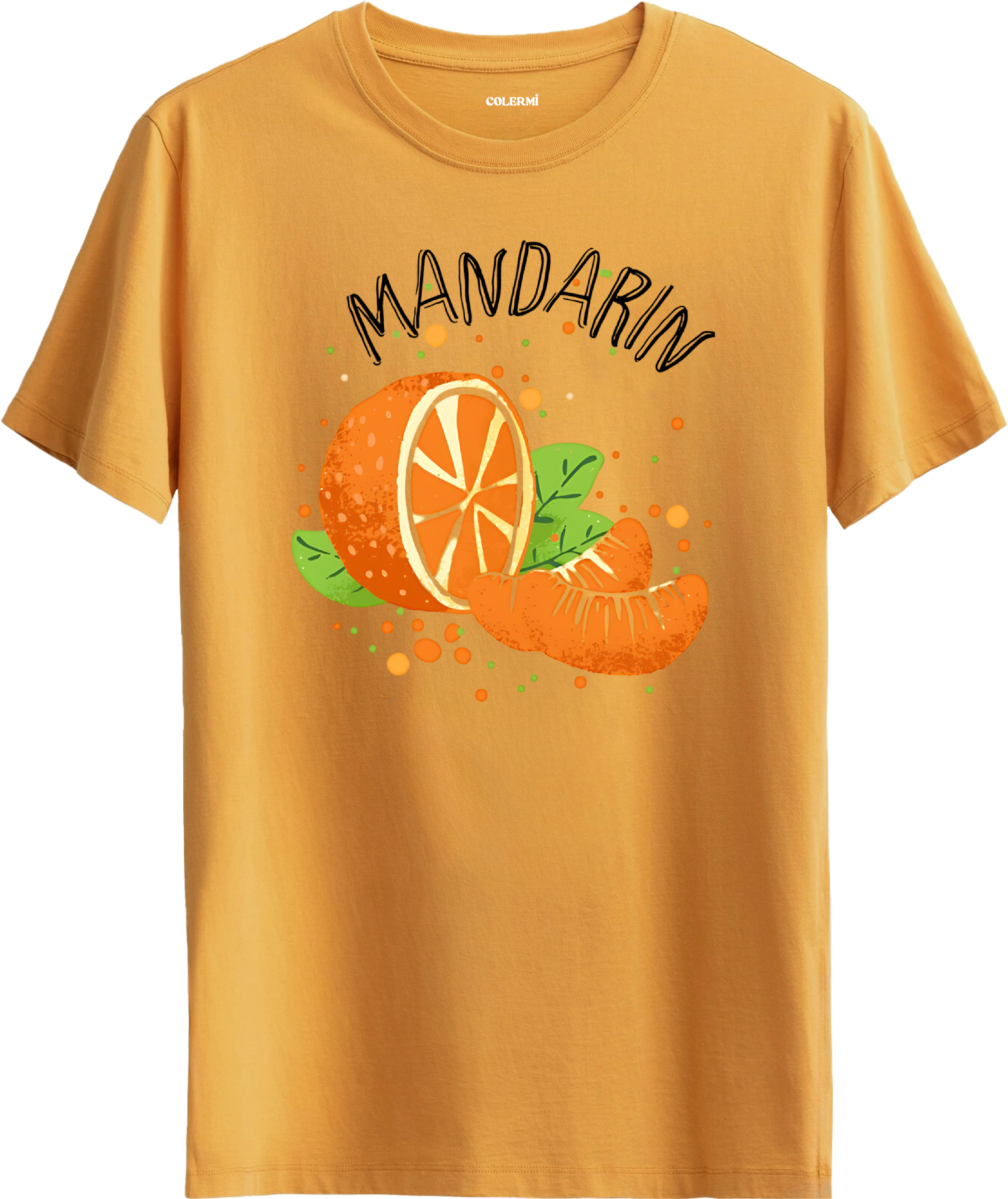 Mandalina Baskılı Tişört