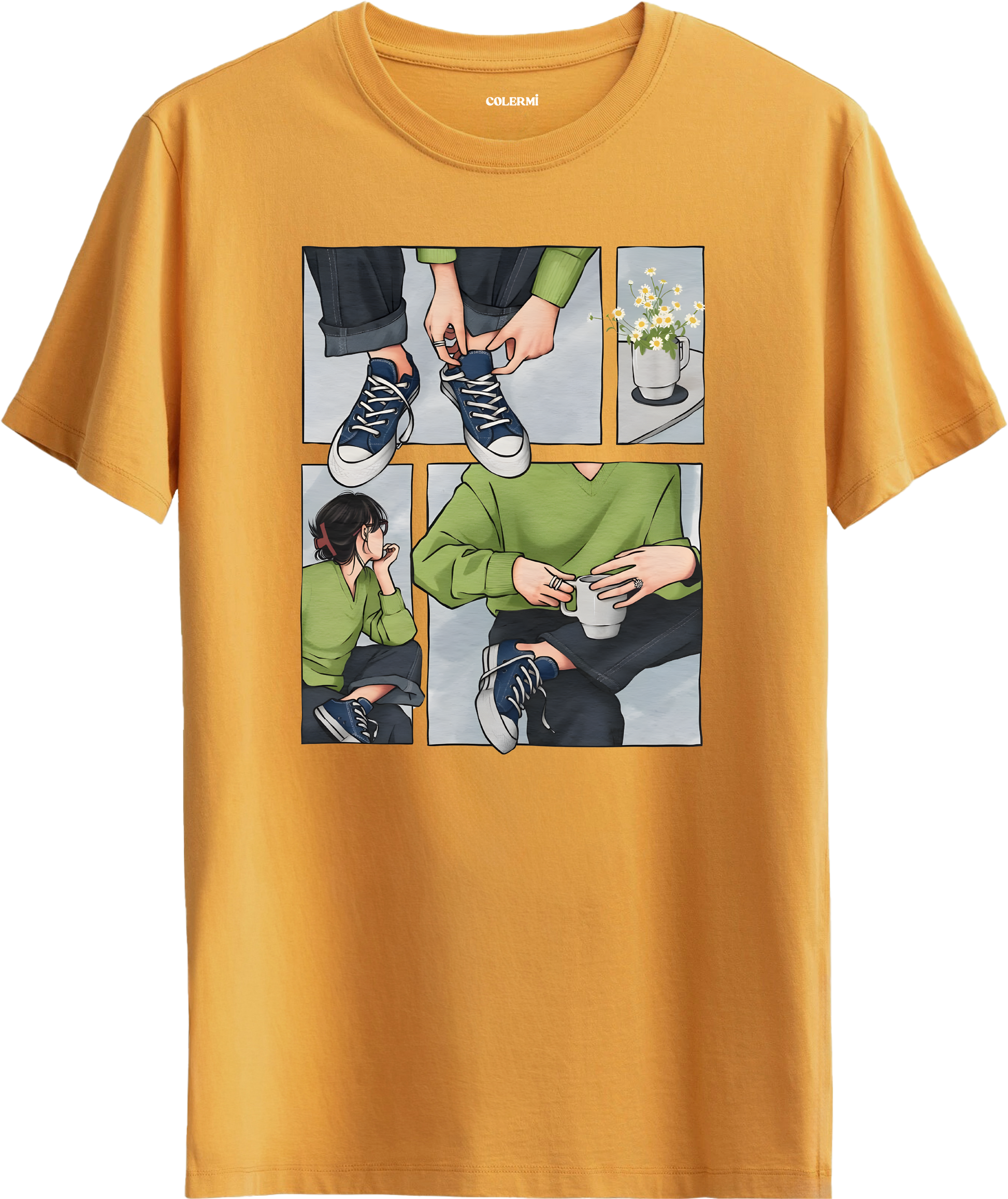 Retro Cozy Lifestyle Tişört görsel 6 | Colermi