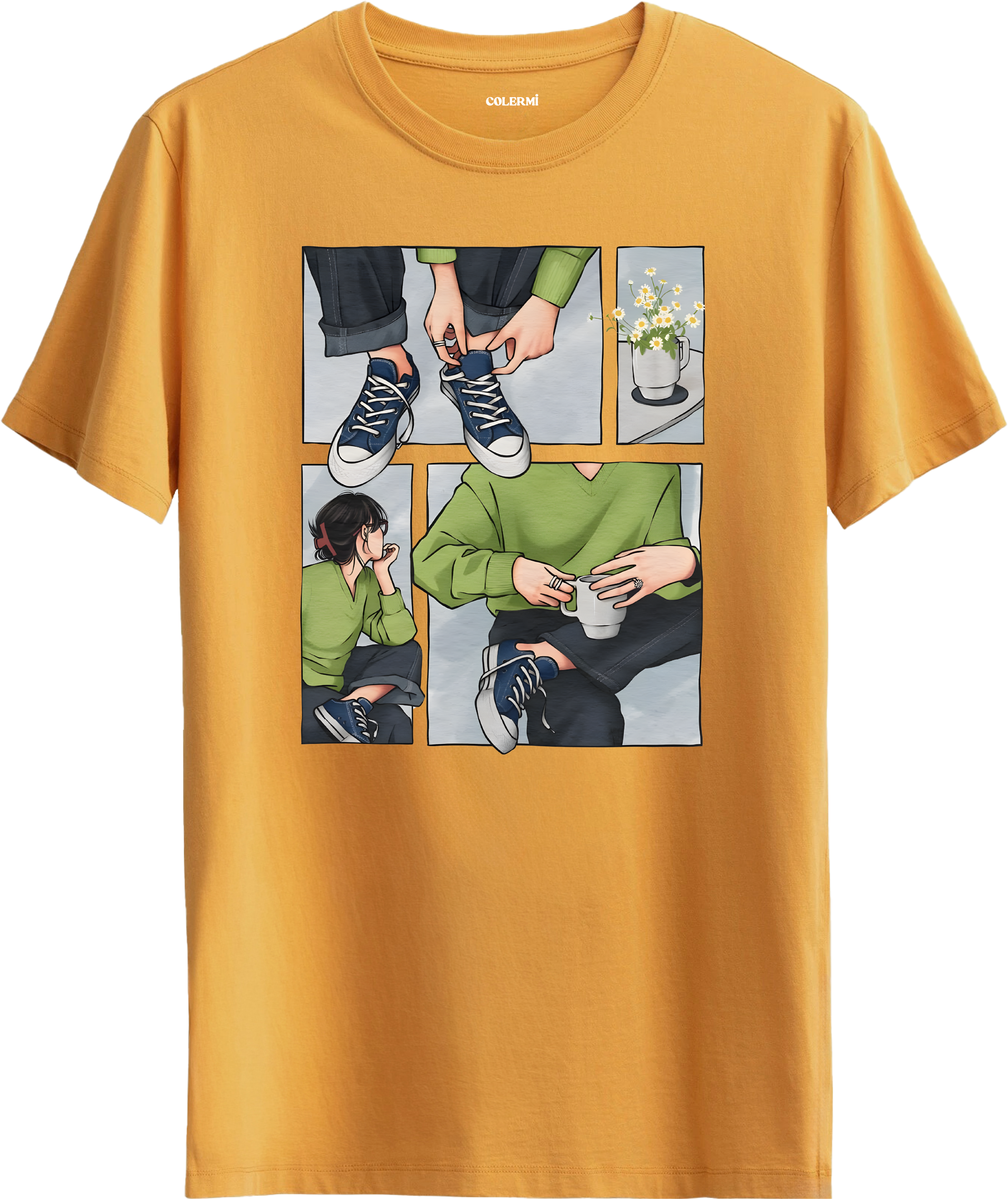 Retro Cozy Lifestyle Tişört görsel 6 | Colermi