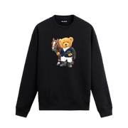 Binici Ayıcık ve At Baskılı Sweatshirt