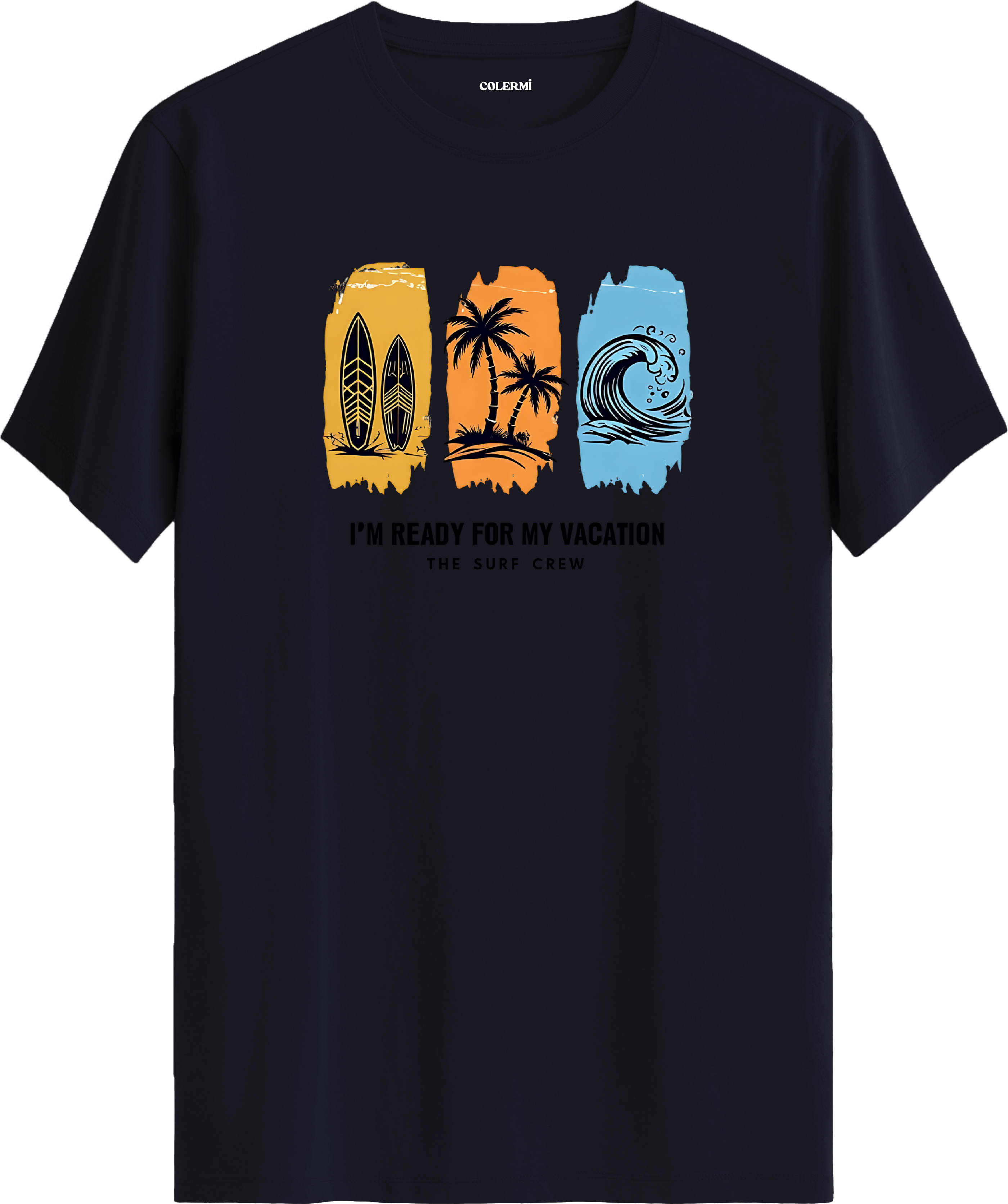 Vacation Surf Crew Baskılı Regular Tişört