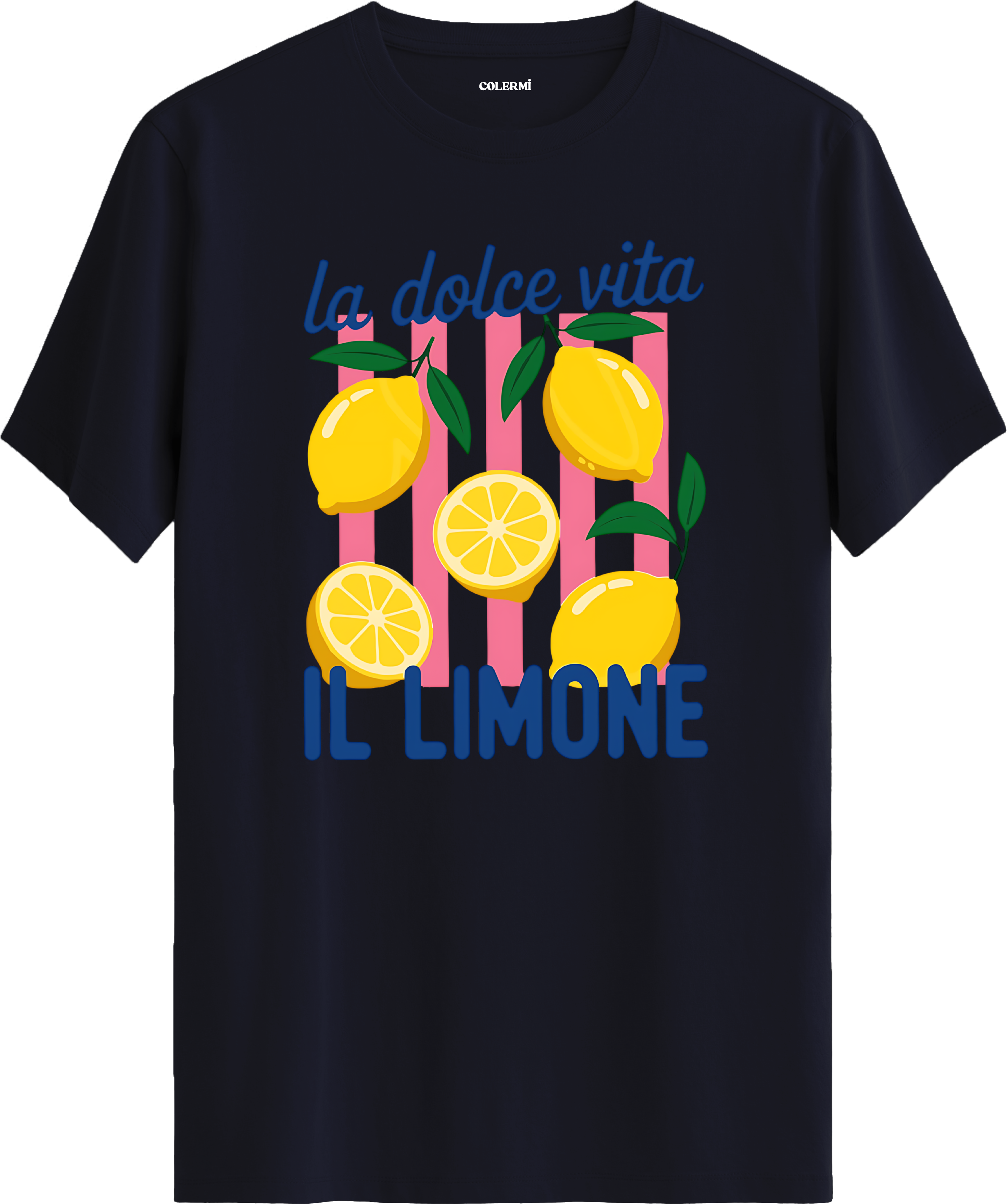 La Dolce Vita Limon Baskılı Tişört