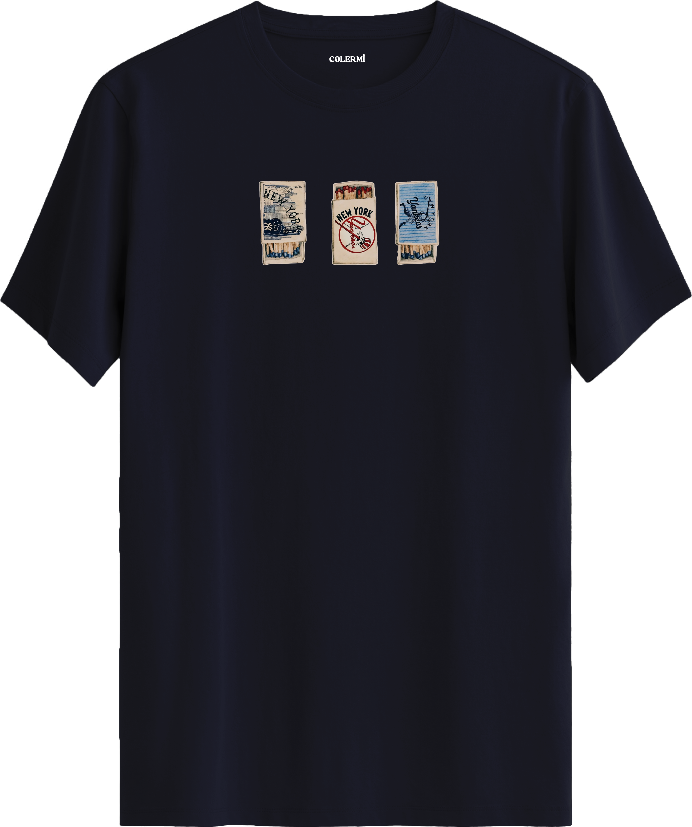 New York Matchbox Baskılı Regular Tişört