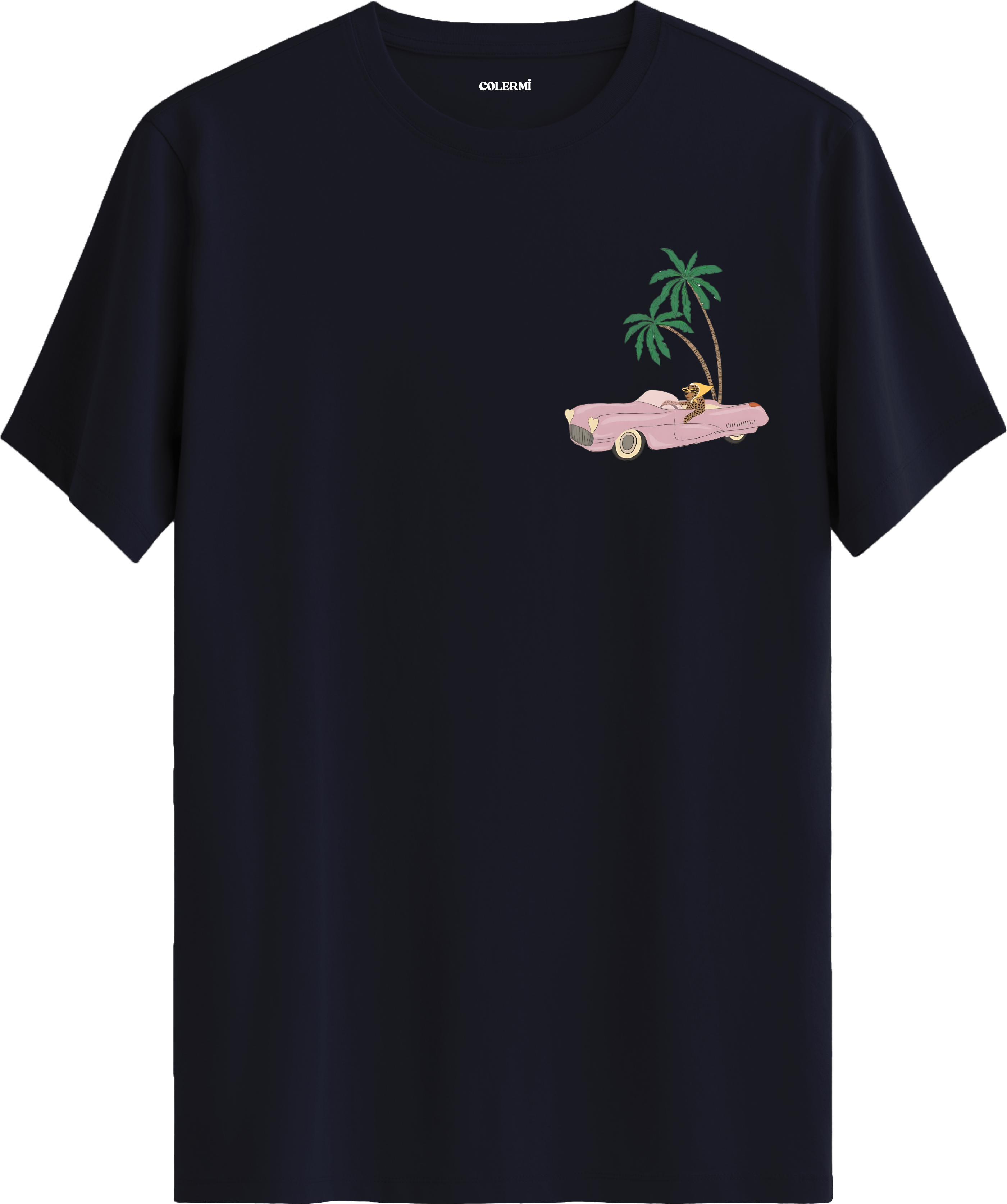 Palm Drive Baskılı Regular Tişört