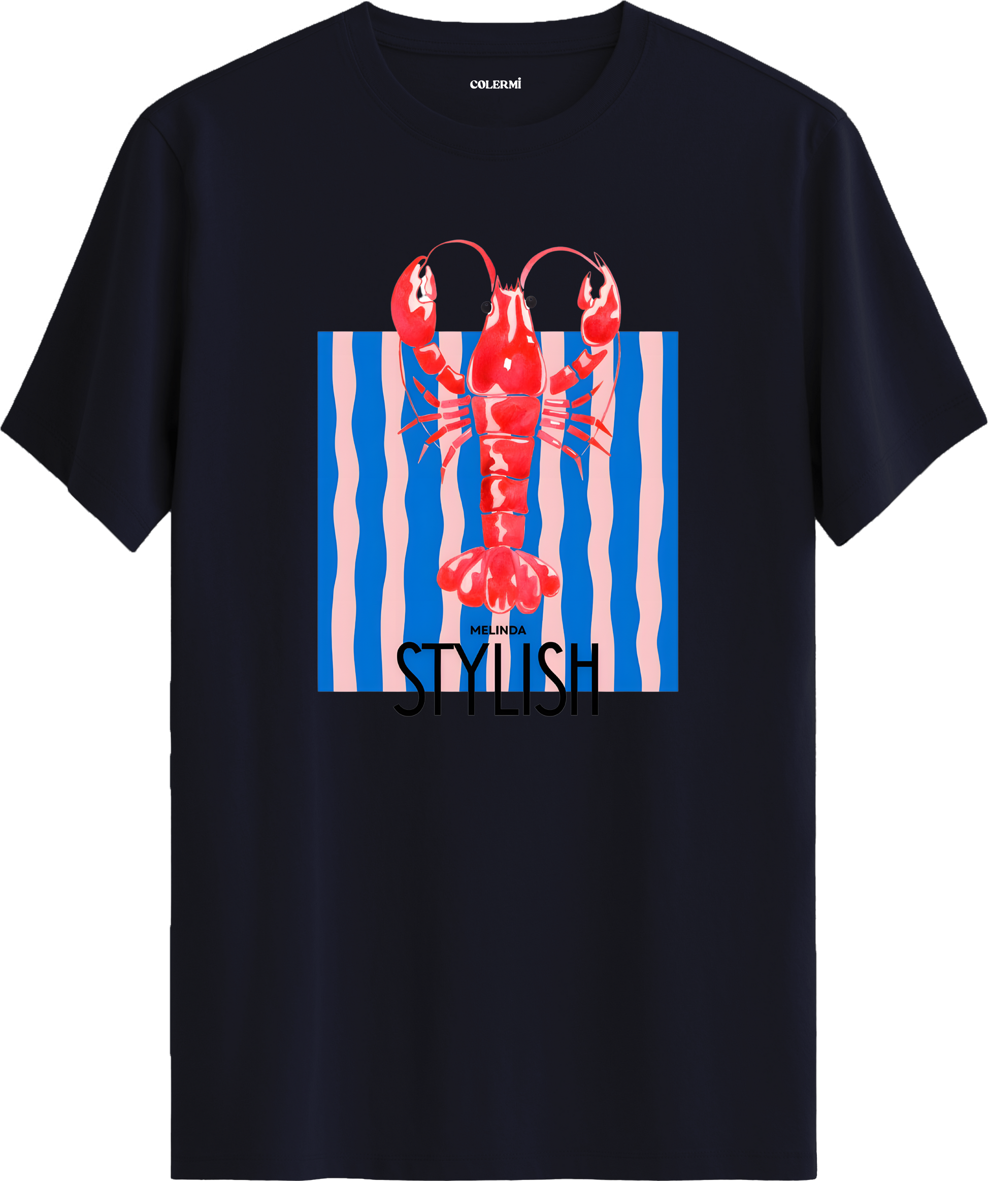 Stylish Lobster Tişört görsel 7 | Colermi