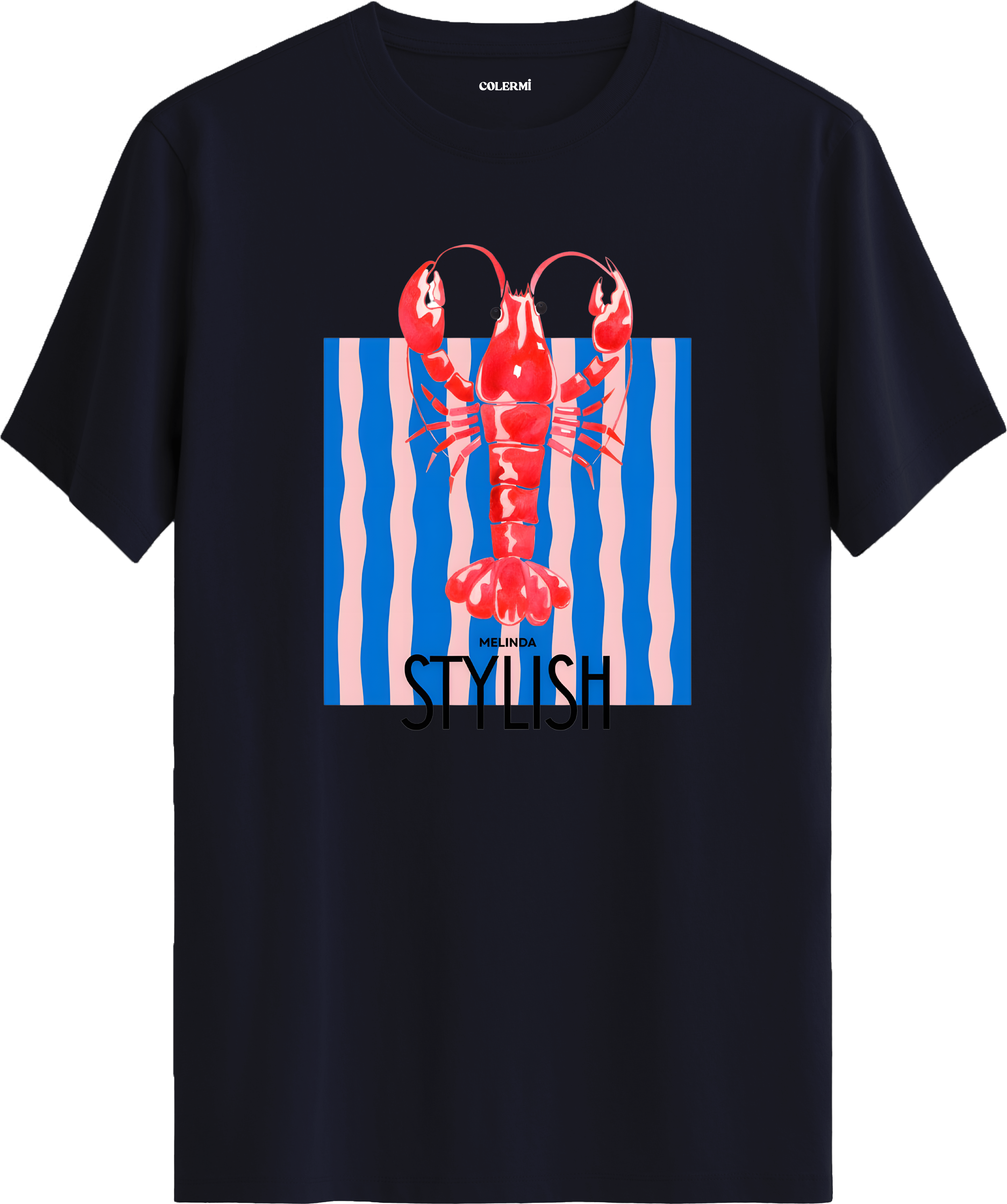 Stylish Lobster Tişört görsel 7 | Colermi