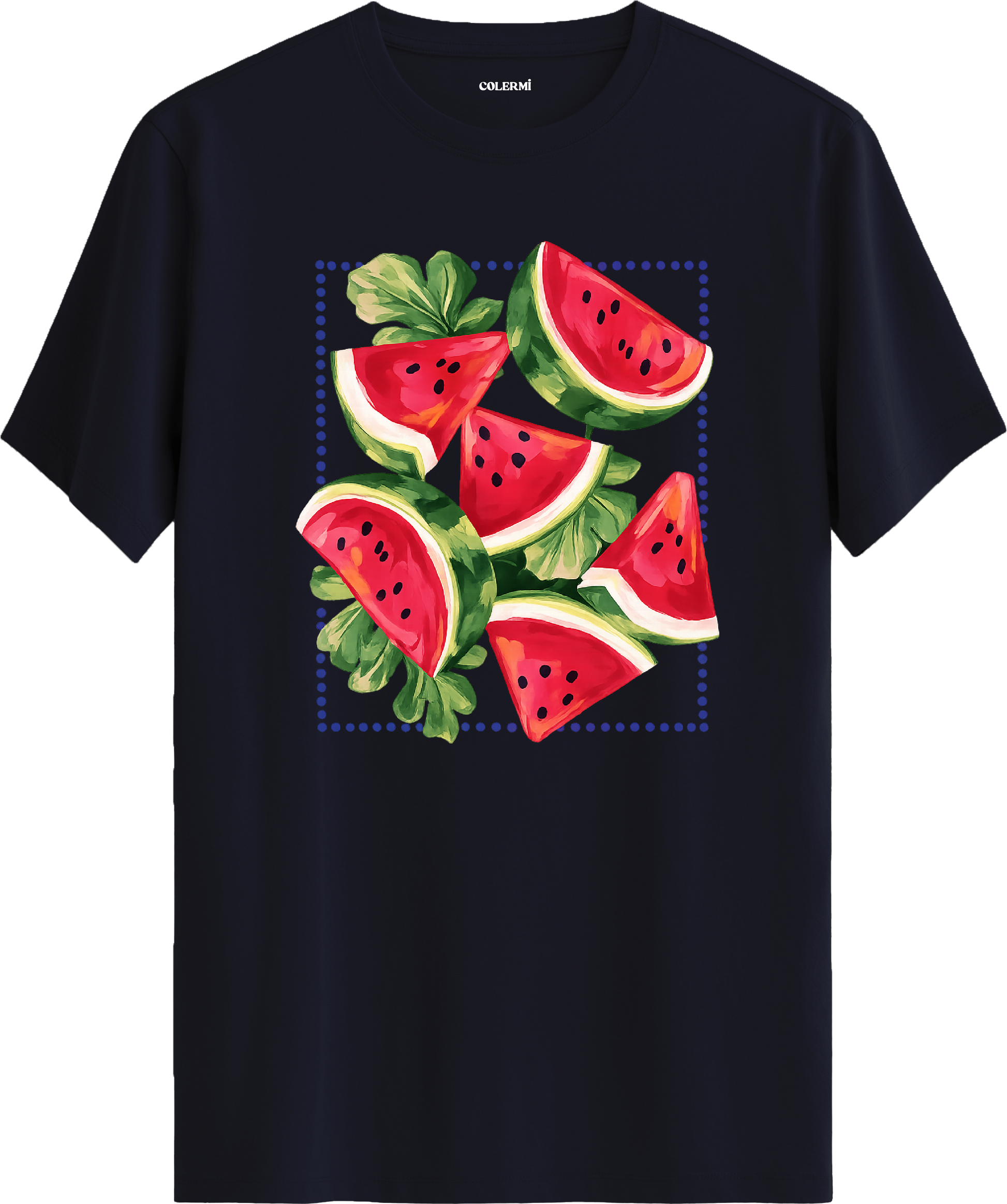 Watermelon Slice Baskılı Tişört görsel 7 | Colermi