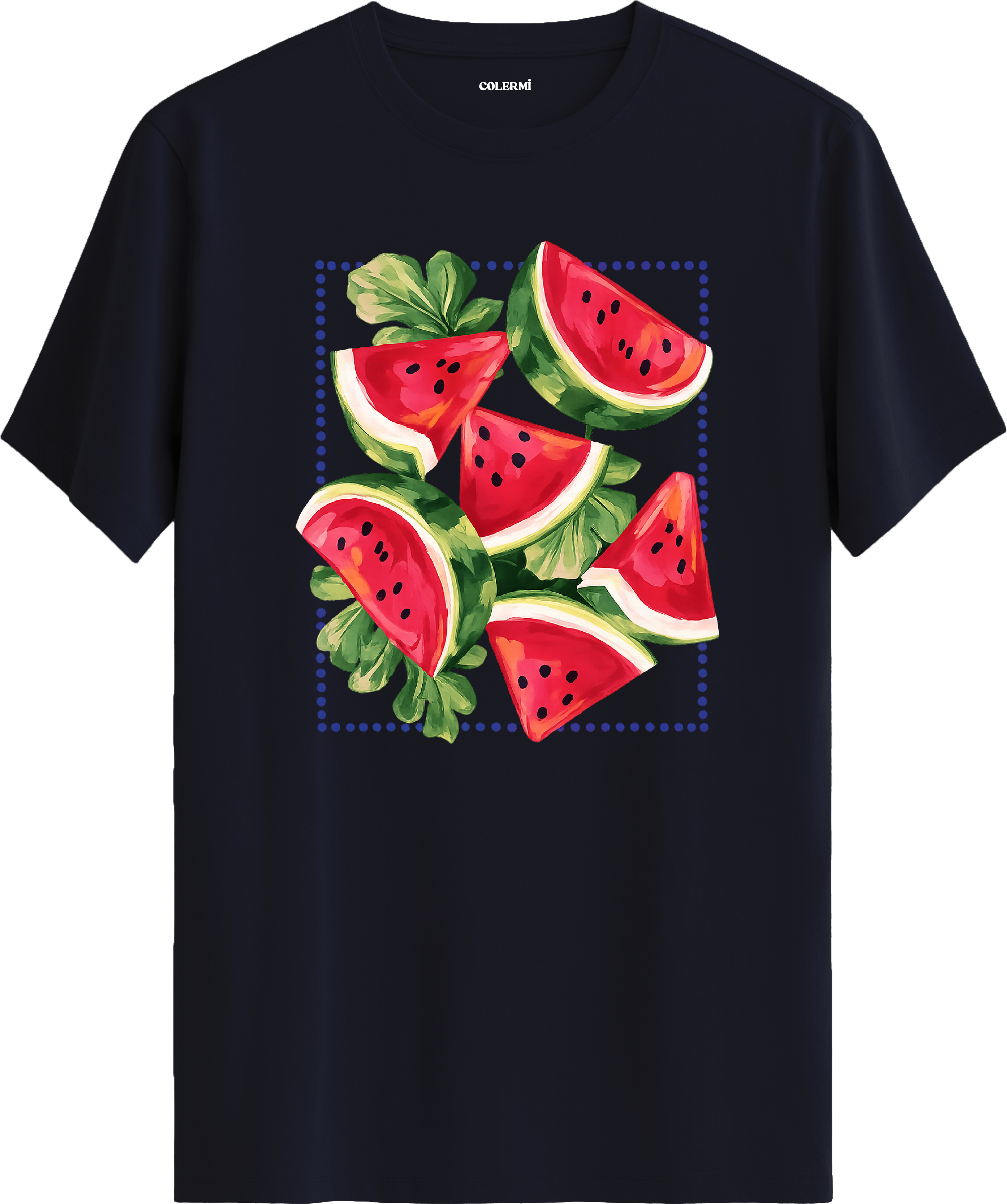 Watermelon Slice Baskılı Tişört görsel 7 | Colermi