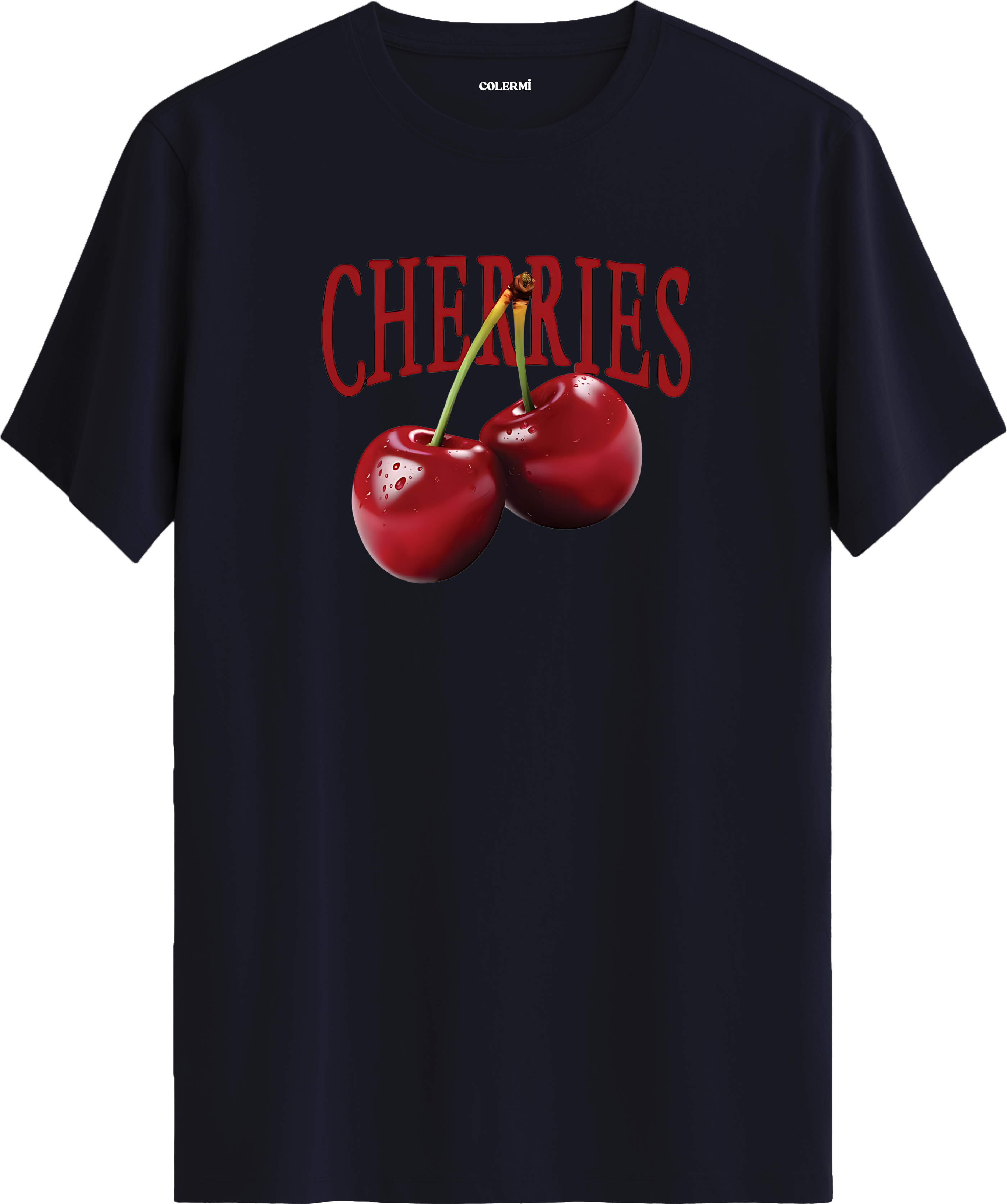 Cherries Baskılı Regular Tişört