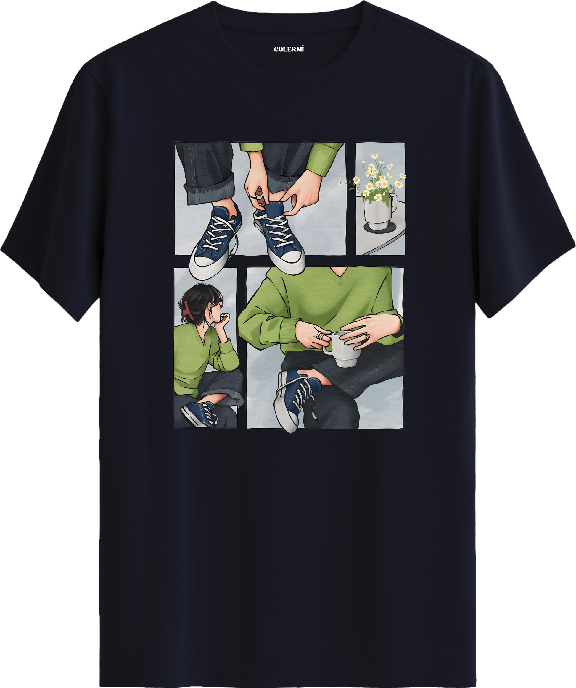 Retro Cozy Lifestyle Tişört görsel 7 | Colermi