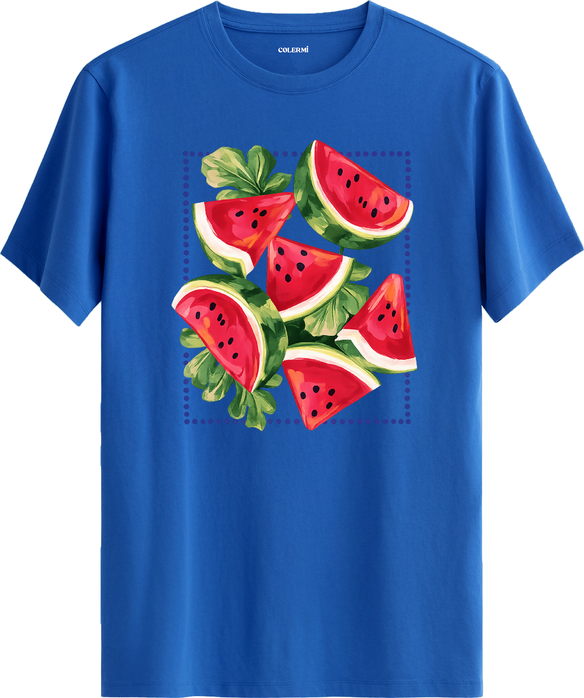 Watermelon Slice Baskılı Tişört görsel 8 | Colermi