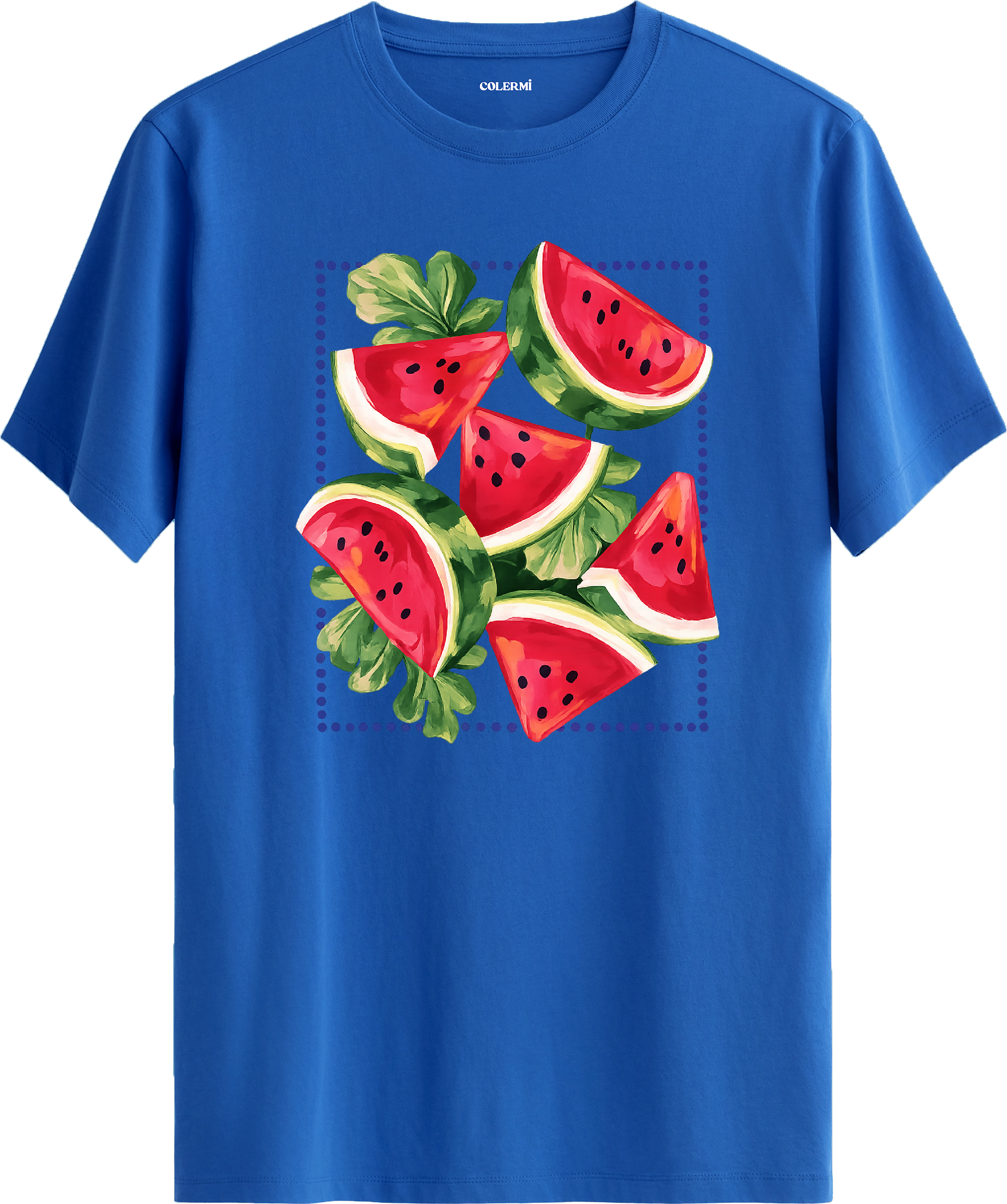 Watermelon Slice Baskılı Tişört görsel 8 | Colermi