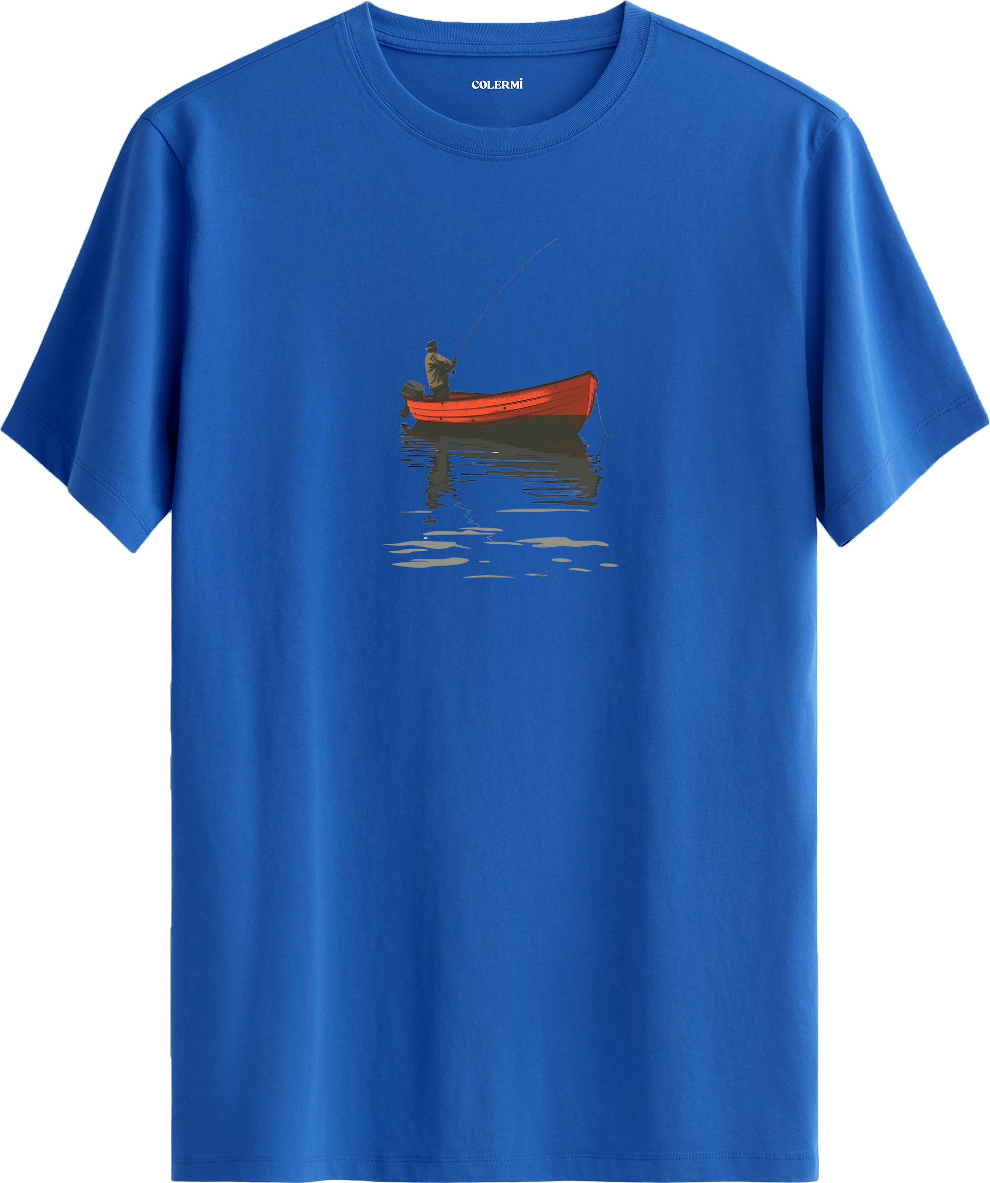 Fisherman Boat Baskılı Tişört görsel 8 | Colermi