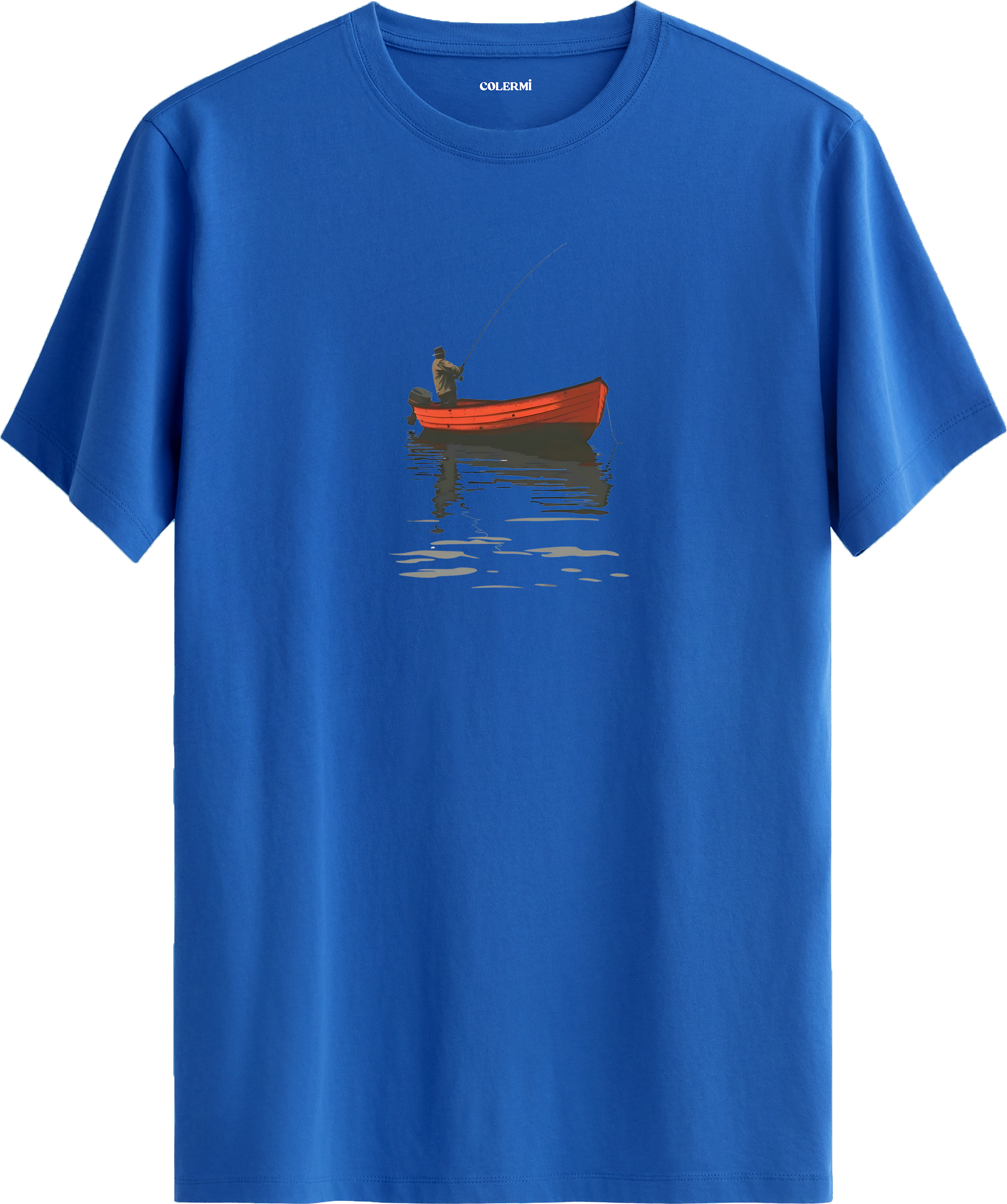 Fisherman Boat Baskılı Tişört görsel 8 | Colermi