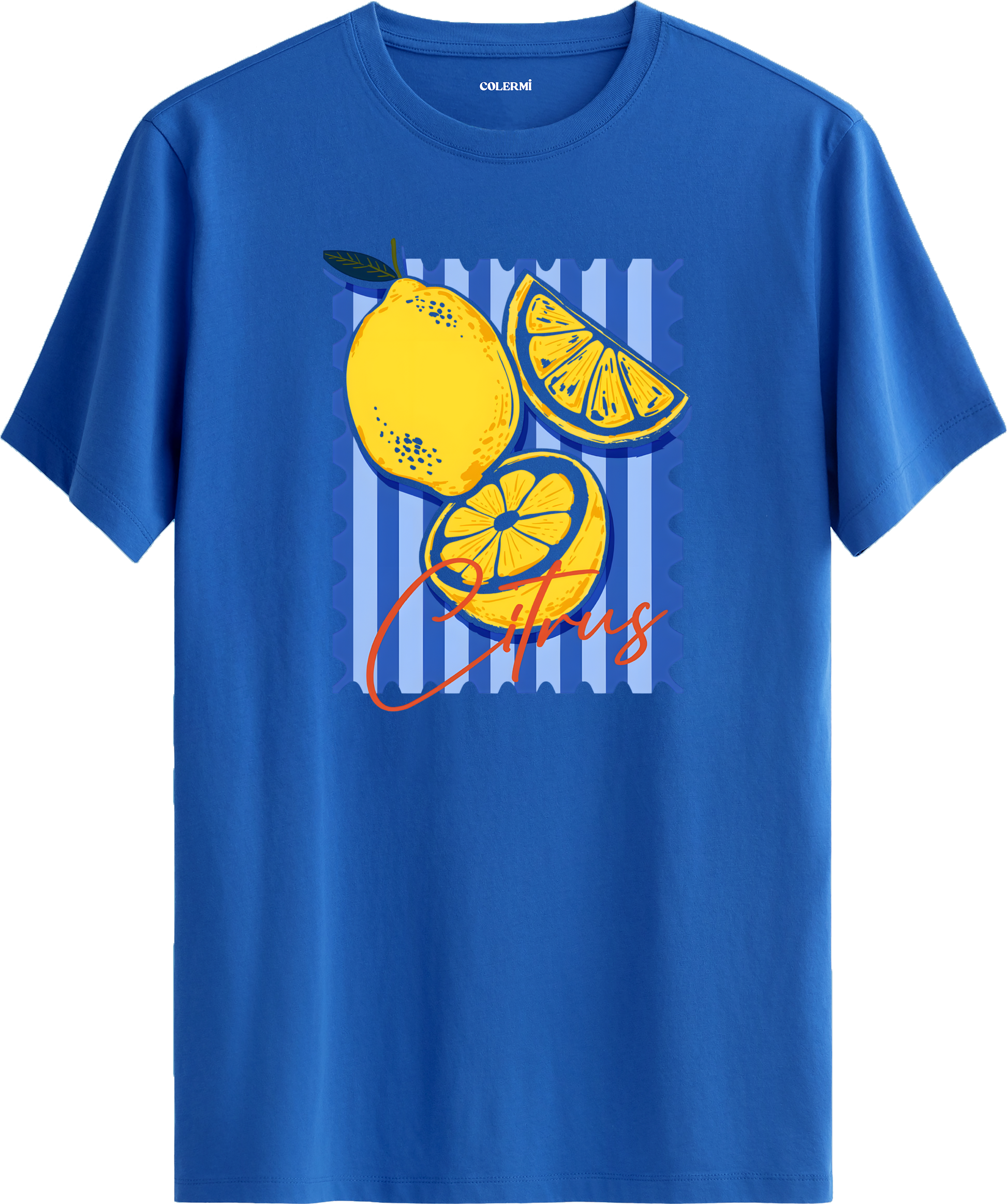 Citrus Lemon Baskılı Tişört görsel 8 | Colermi