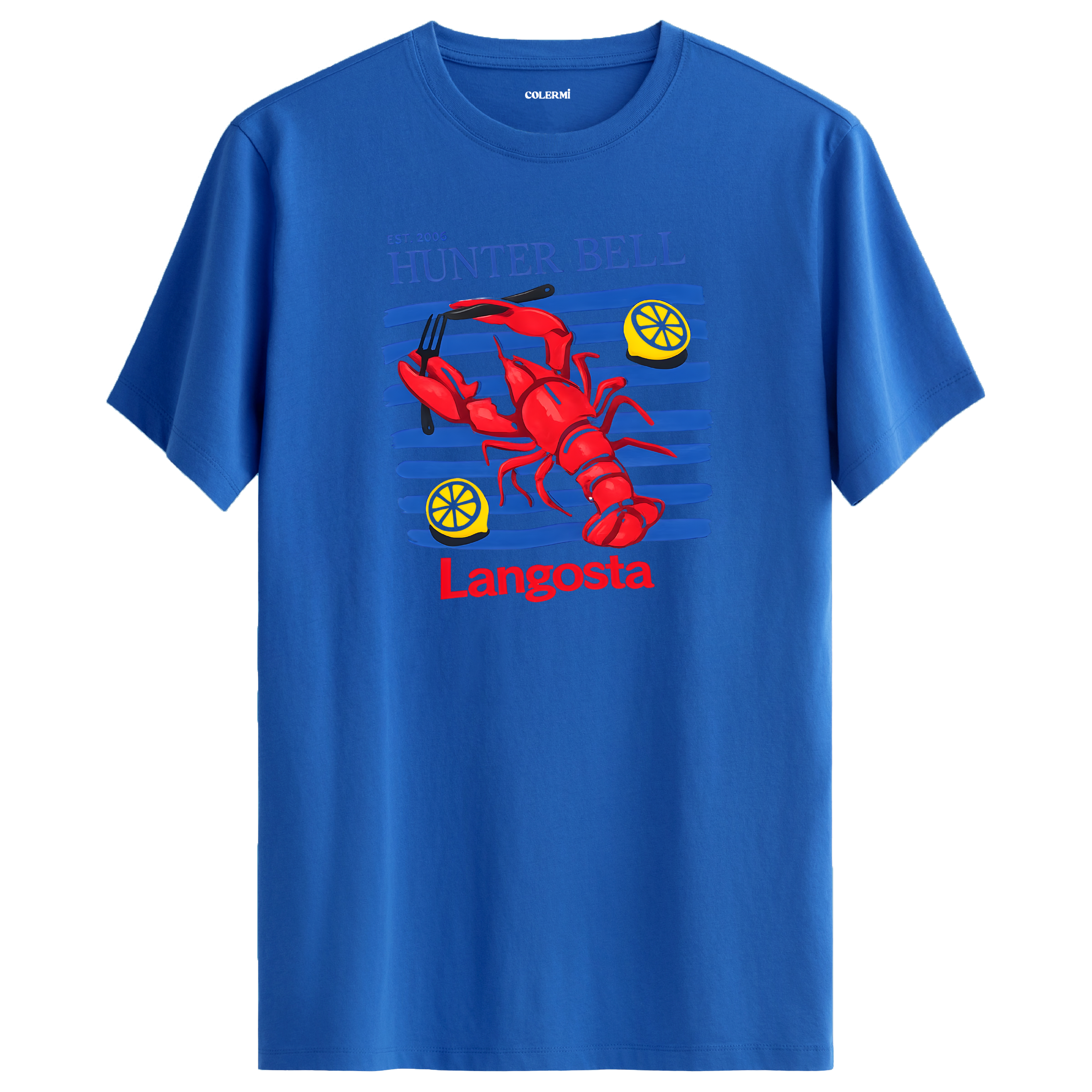 Langosta Lobster Istakoz Baskılı Tişört