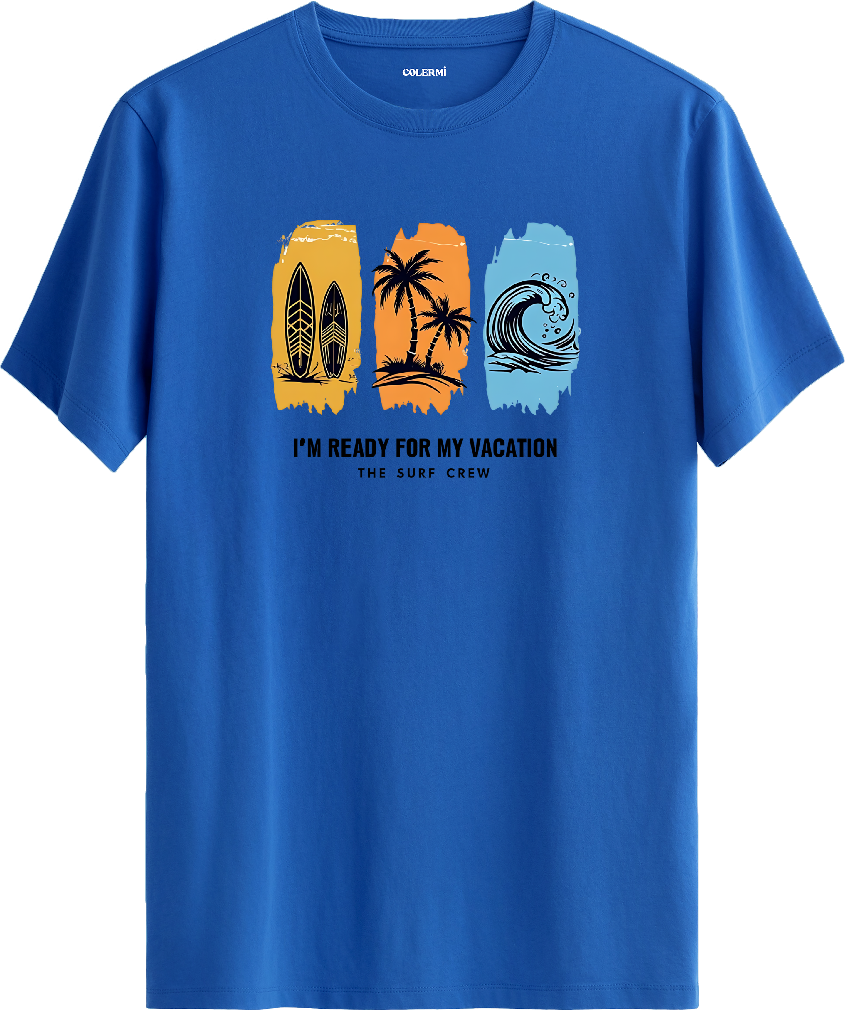Vacation Surf Crew Baskılı Regular Tişört