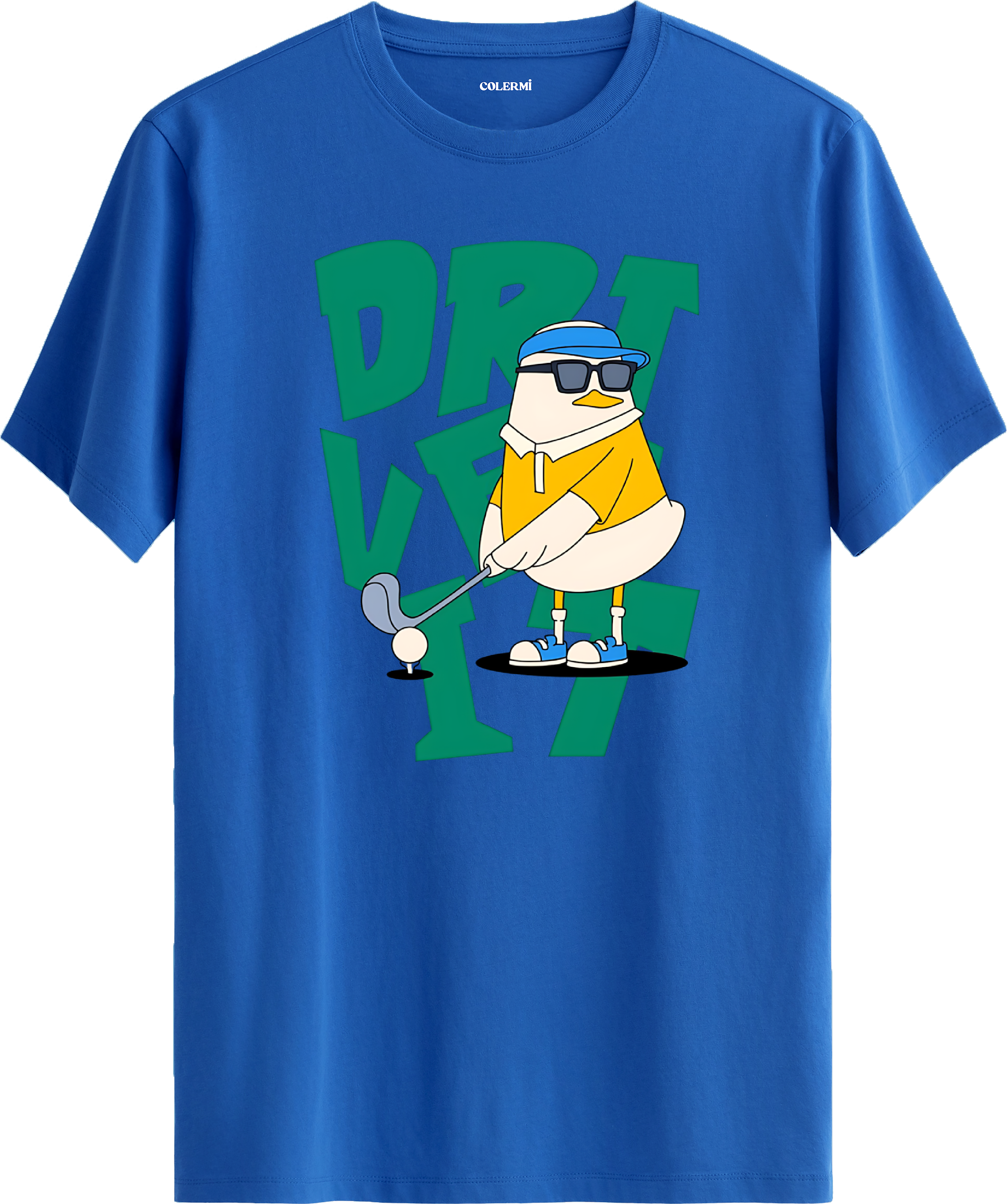 Golf Karakteri Baskılı Regular Tişört