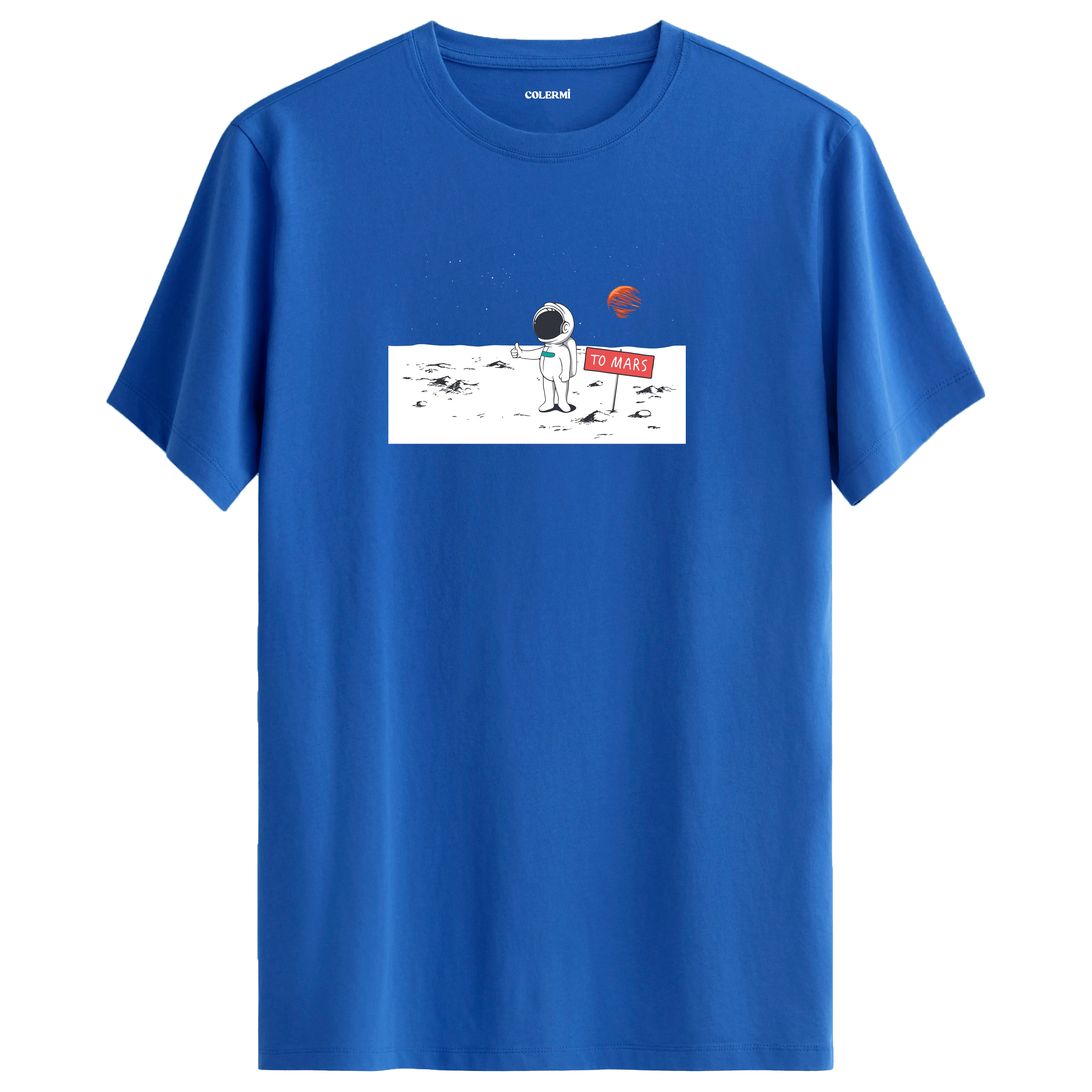 Astronot Mars Yolu Tişört