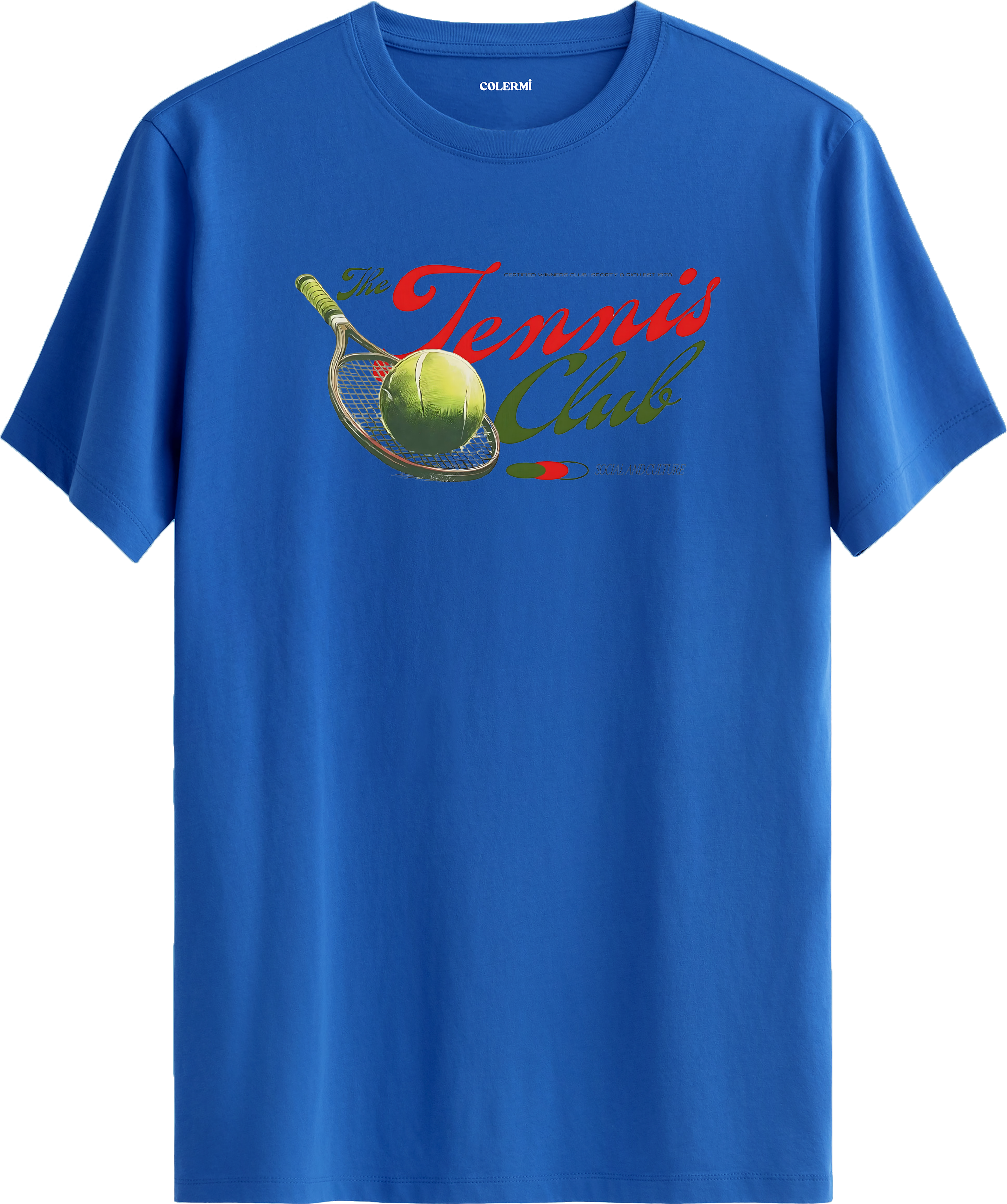 Tennis Club Baskılı Regular Tişört