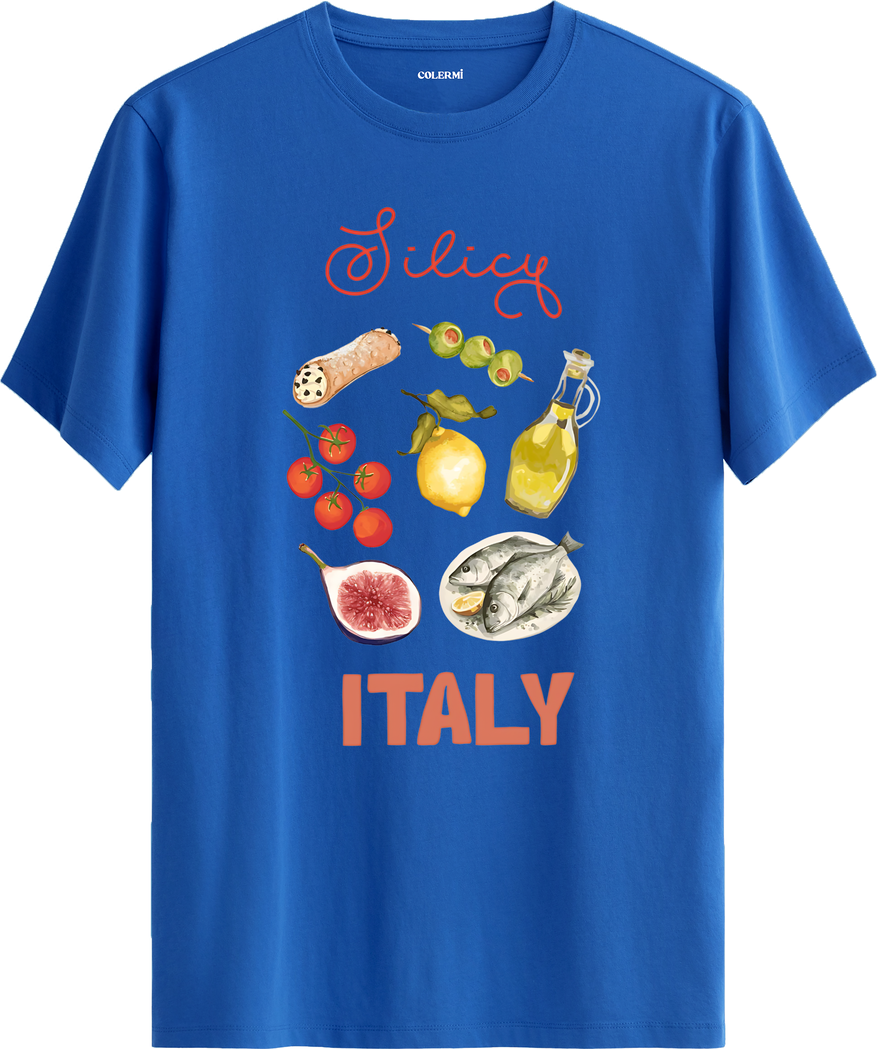 Italy Baskılı Tişört