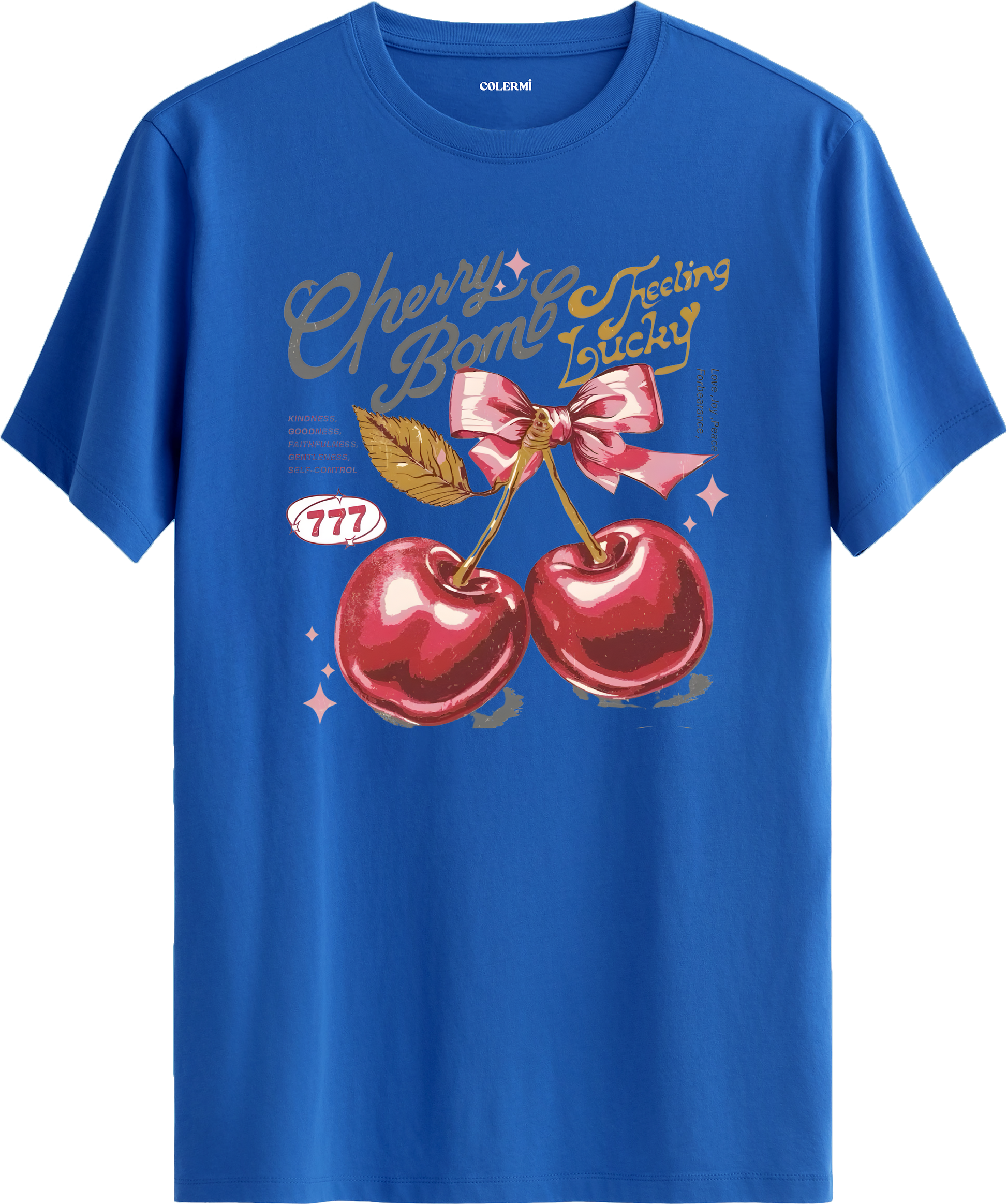 Cherry Bomb Baskılı Tişört görsel 8 | Colermi