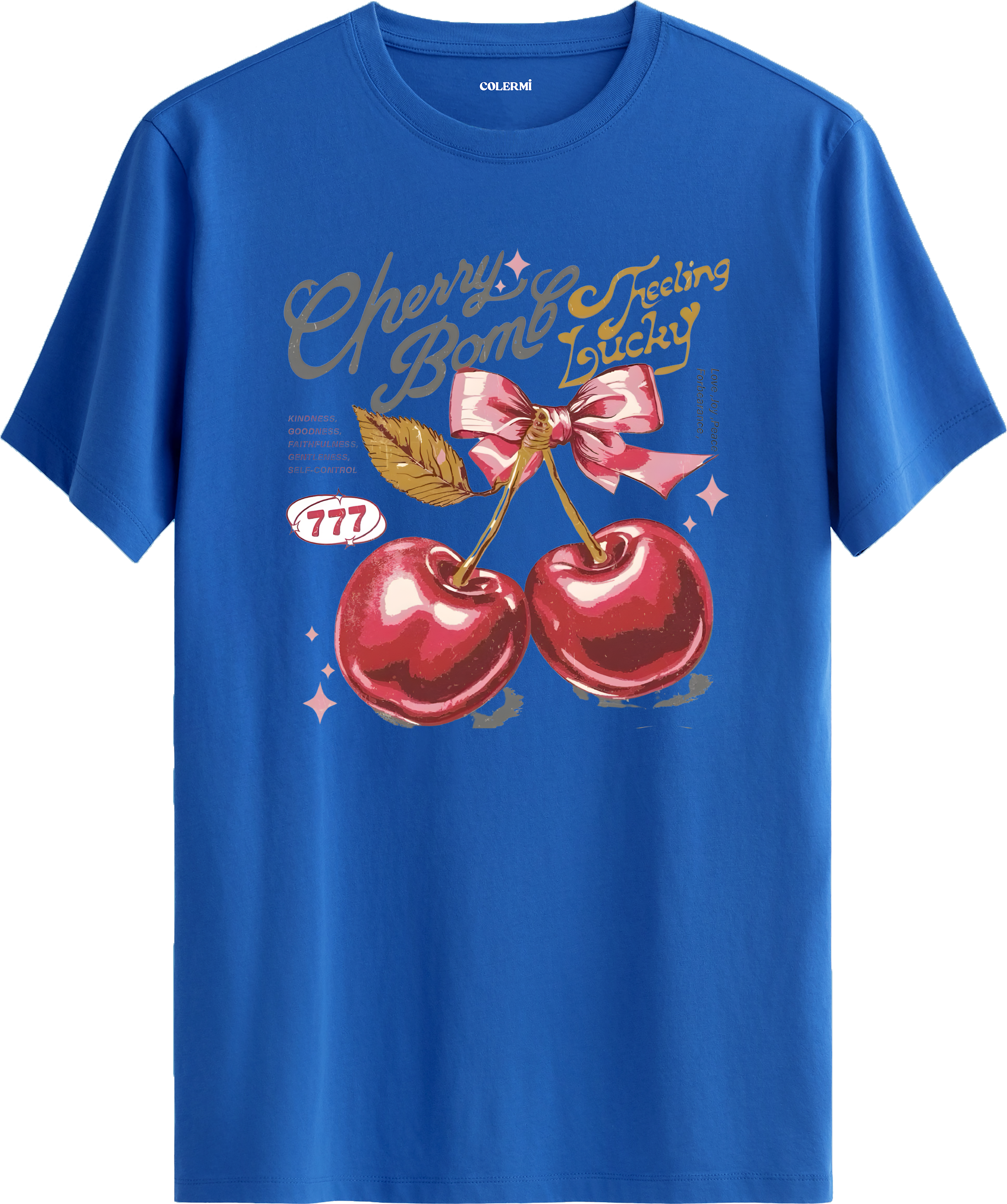 Cherry Bomb Baskılı Tişört görsel 8 | Colermi