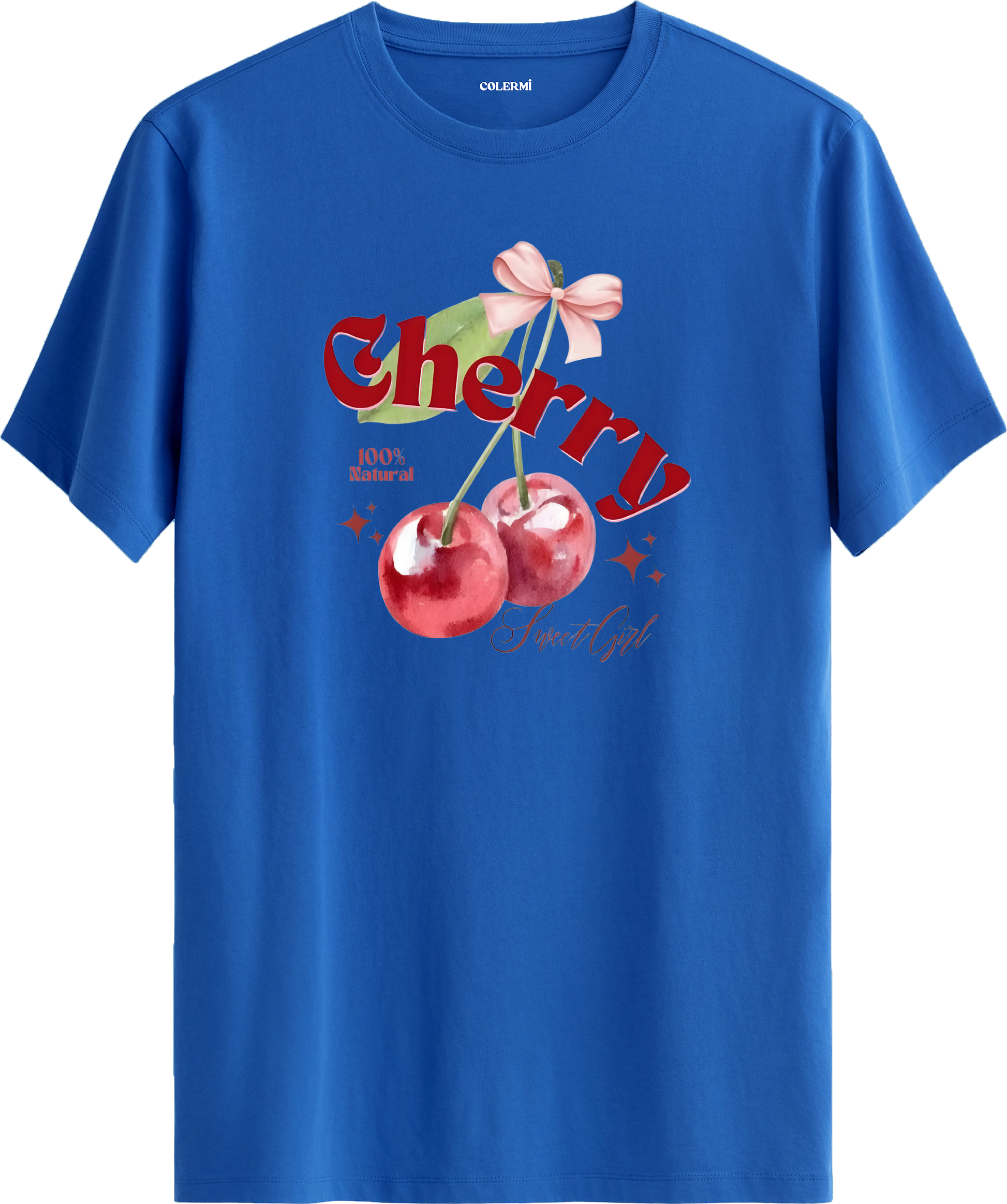 Cherry Sweet Girl Baskılı Tişört görsel 8 | Colermi