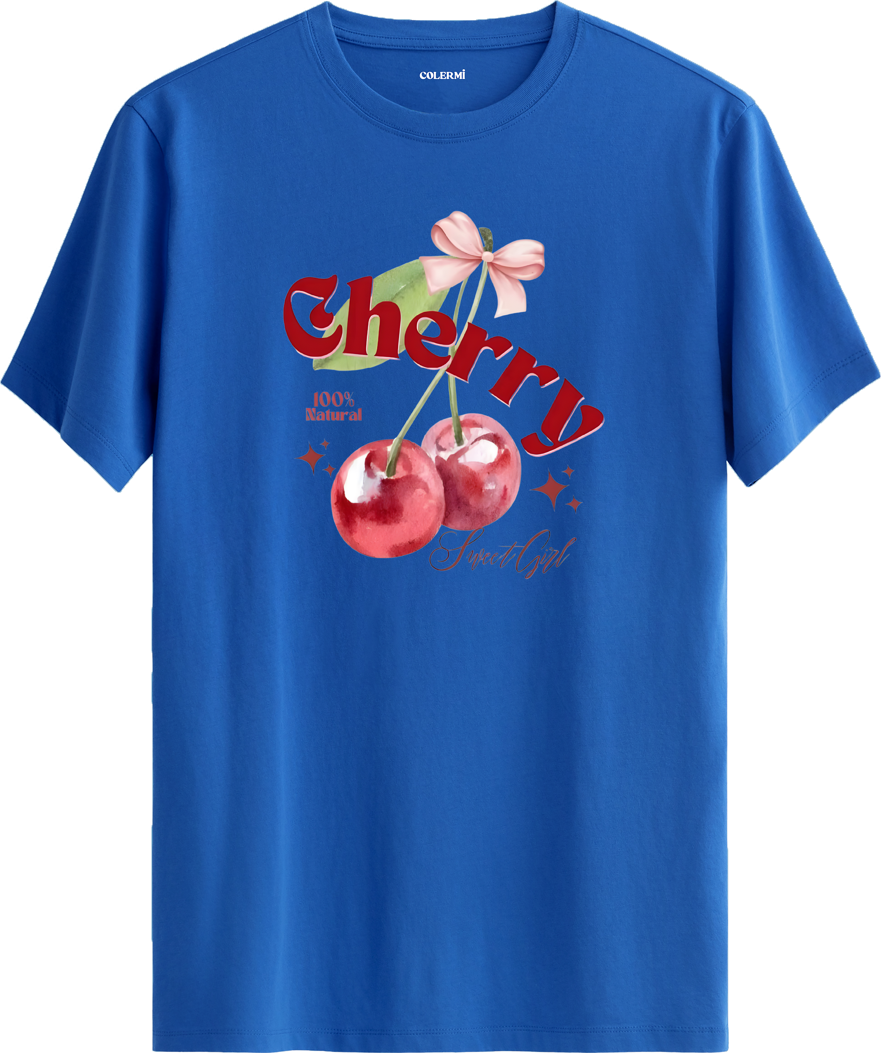 Cherry Sweet Girl Baskılı Tişört görsel 8 | Colermi