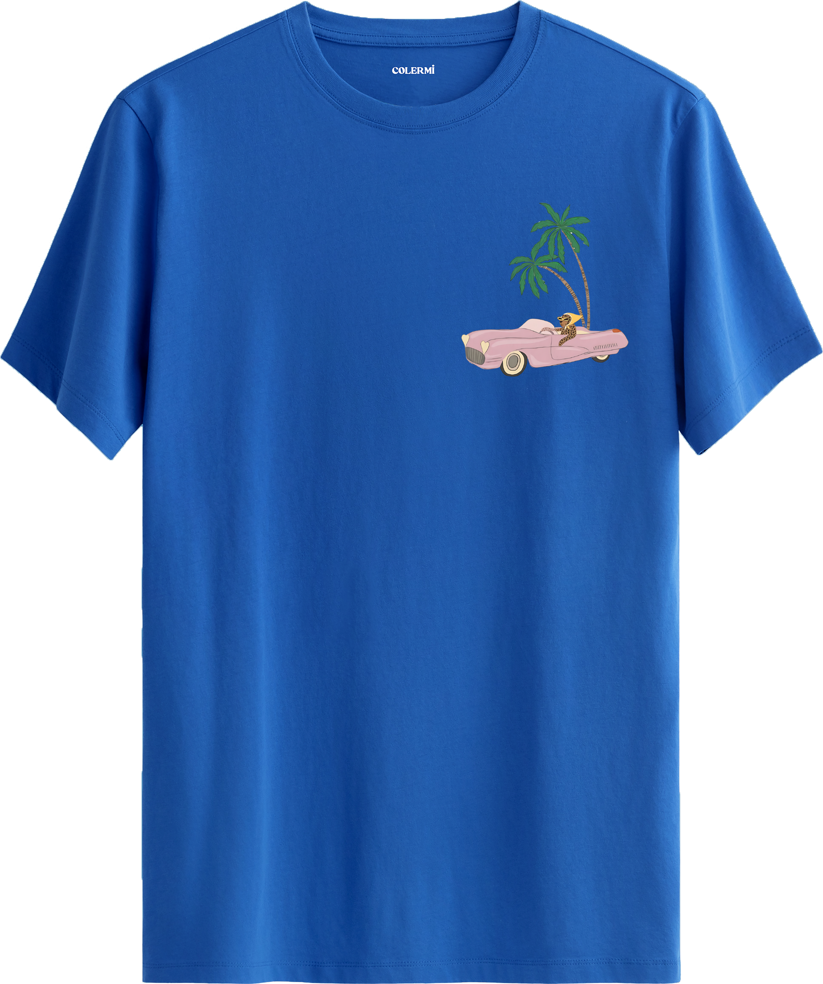 Palm Drive Baskılı Regular Tişört