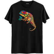 Colorful Chameleon T-Shirt – Art and Nature Combined