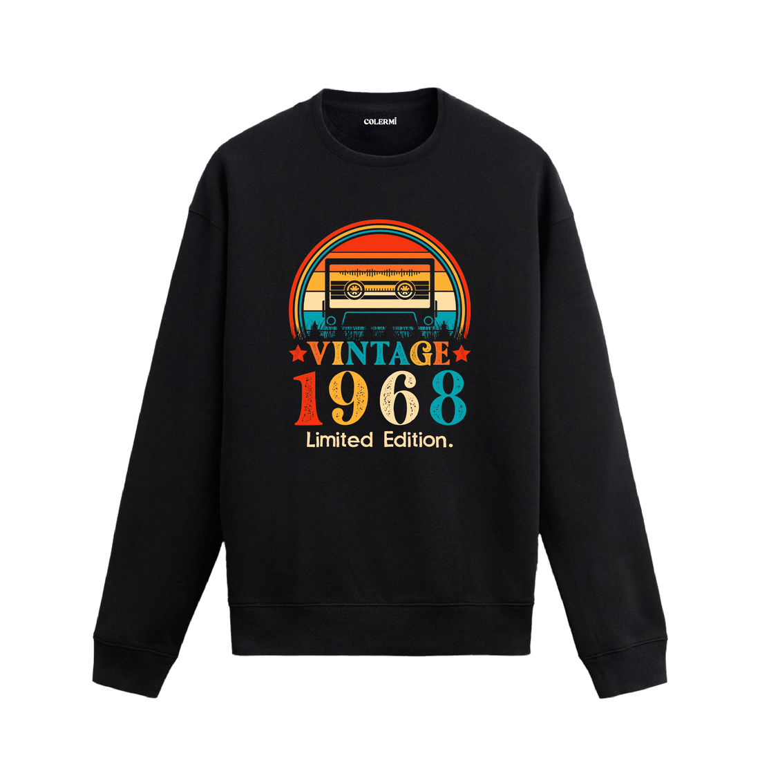 Mixtape Vintage Sweatshirt 1968 Tarihli Tasarım