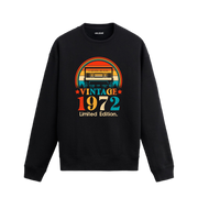 Mixtape Vintage Sweatshirt 1972 Tarihli Tasarım