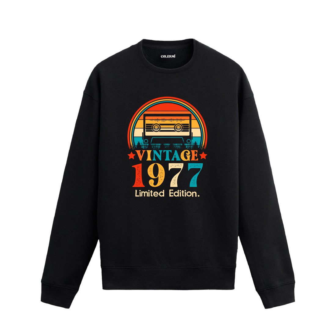 Mixtape Vintage Sweatshirt 1977 Tarihli Tasarım